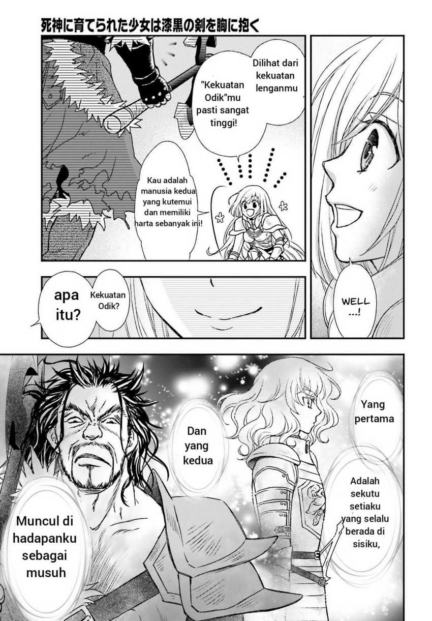 Shinigami ni Sodaterareta Shoujo wa Shikkoku no Tsurugi wo Mune ni Idaku Chapter 28 - halaman 11
