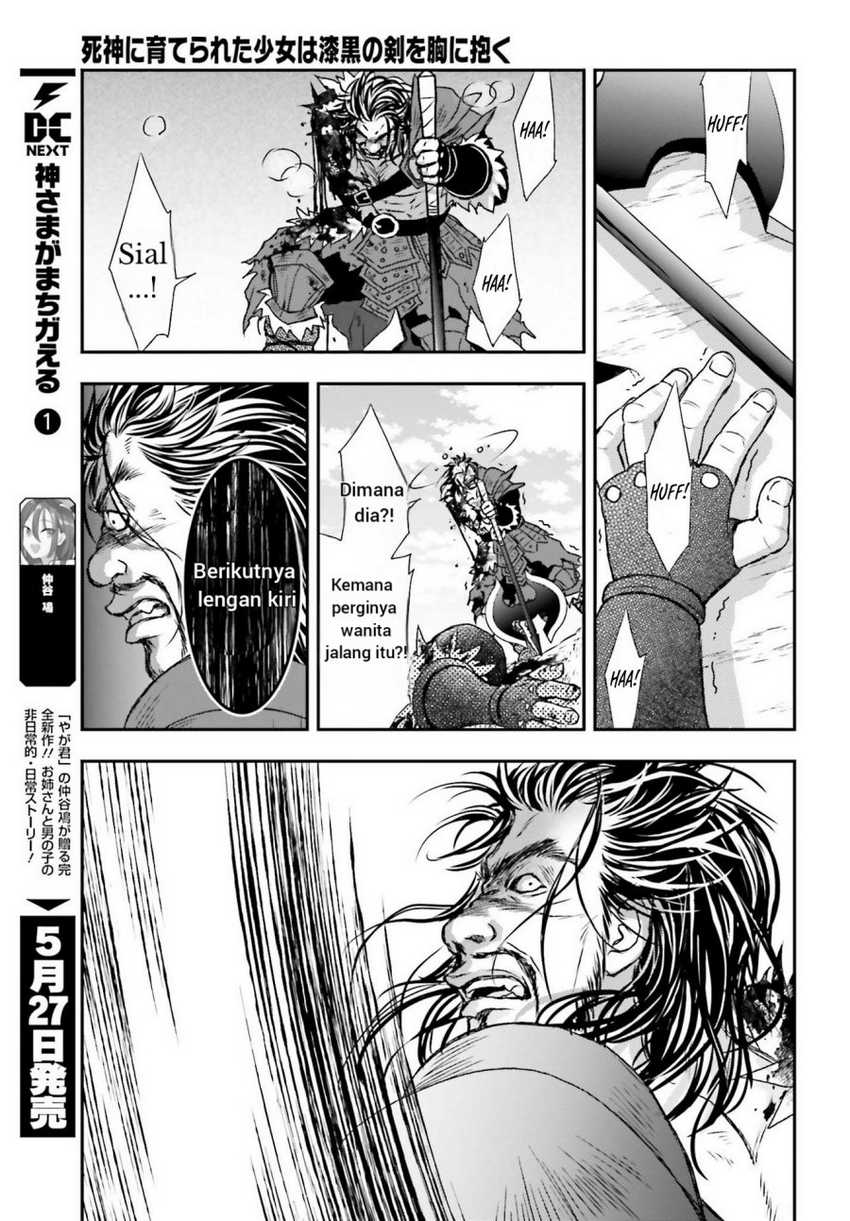Shinigami ni Sodaterareta Shoujo wa Shikkoku no Tsurugi wo Mune ni Idaku Chapter 29.1 - halaman 7