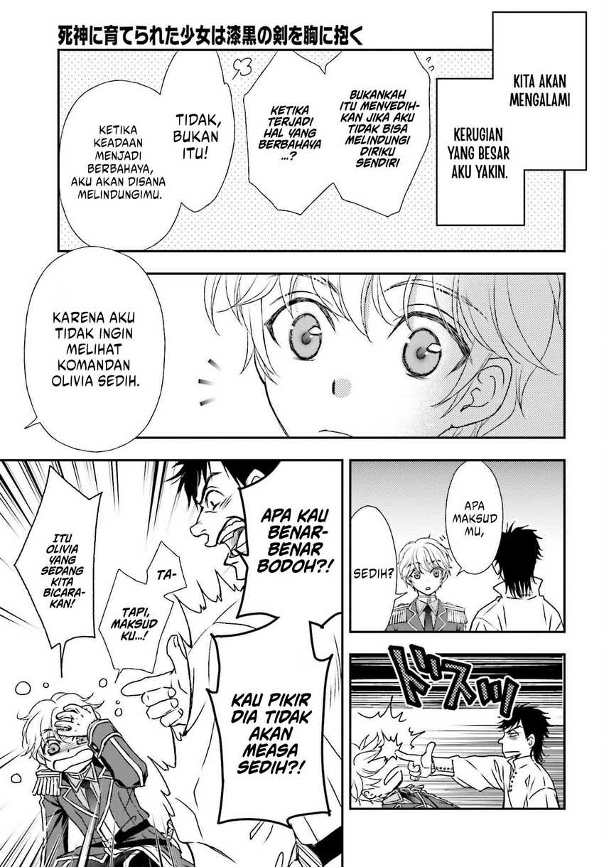 Shinigami ni Sodaterareta Shoujo wa Shikkoku no Tsurugi wo Mune ni Idaku Chapter 30 - halaman 1