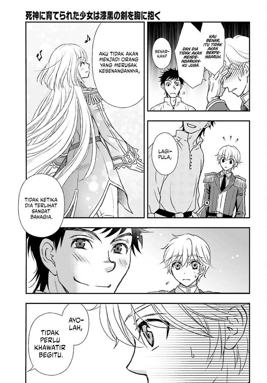 Shinigami ni Sodaterareta Shoujo wa Shikkoku no Tsurugi wo Mune ni Idaku Chapter 30 - halaman 9