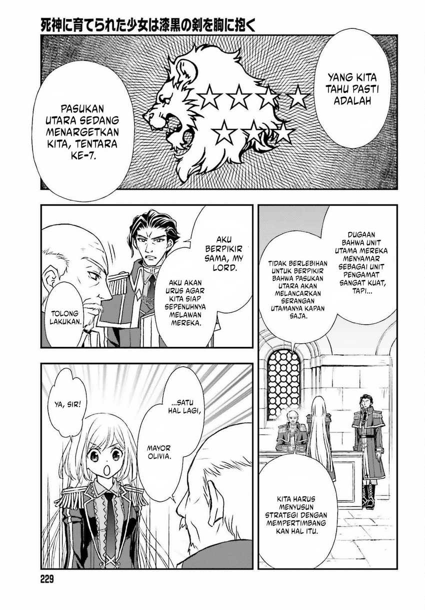 Shinigami ni Sodaterareta Shoujo wa Shikkoku no Tsurugi wo Mune ni Idaku Chapter 31 - halaman 9