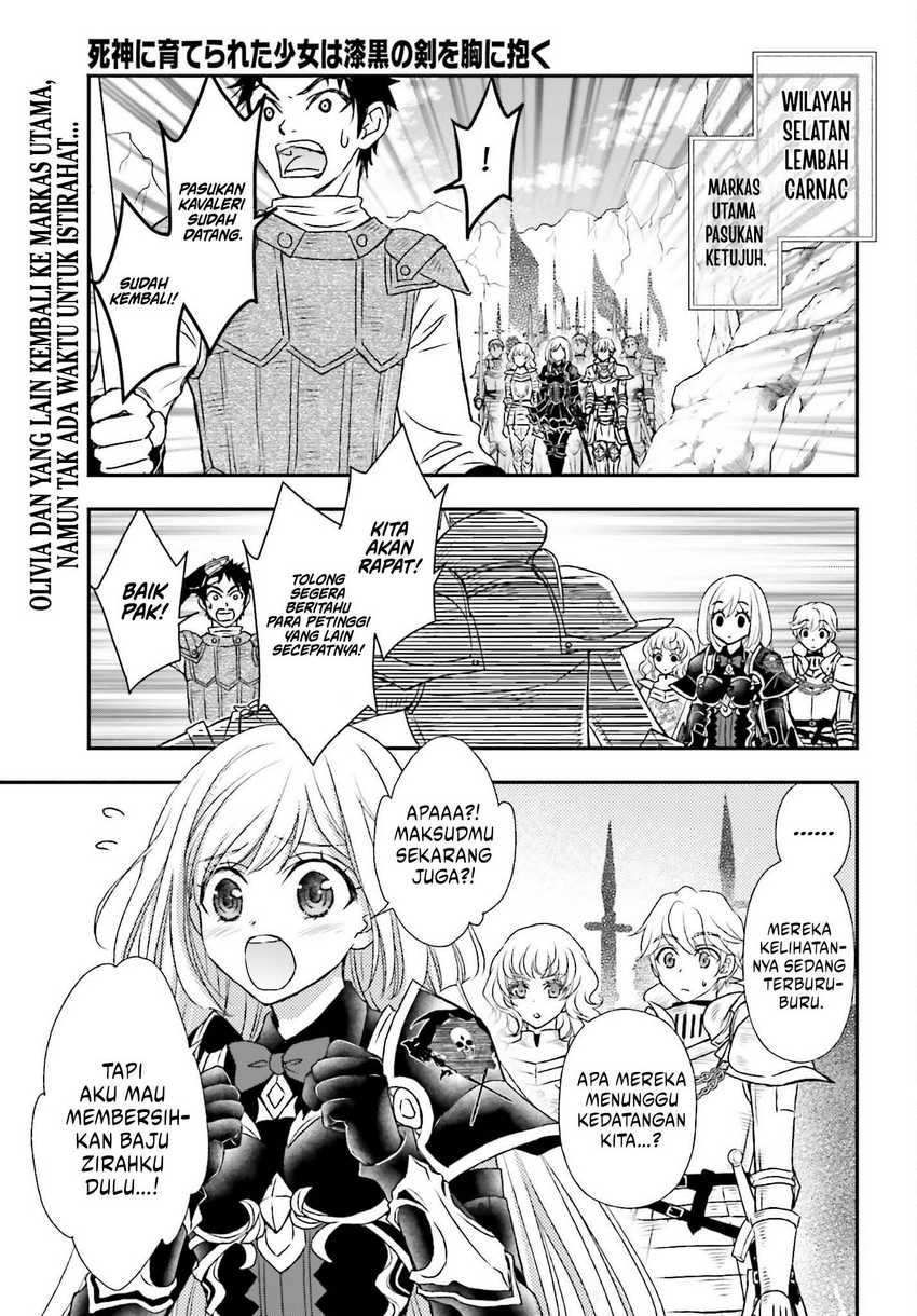 Shinigami ni Sodaterareta Shoujo wa Shikkoku no Tsurugi wo Mune ni Idaku Chapter 36 - halaman 2