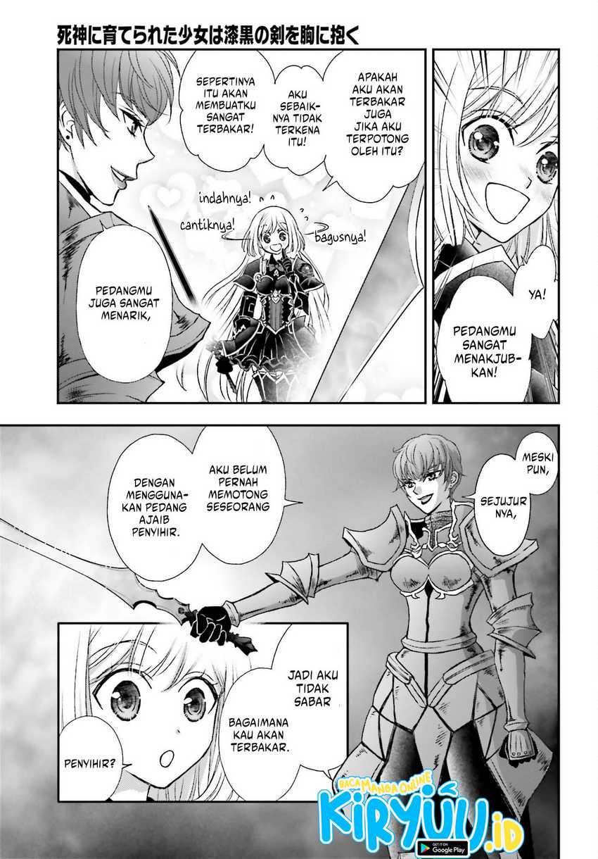 Shinigami ni Sodaterareta Shoujo wa Shikkoku no Tsurugi wo Mune ni Idaku Chapter 38 - halaman 10