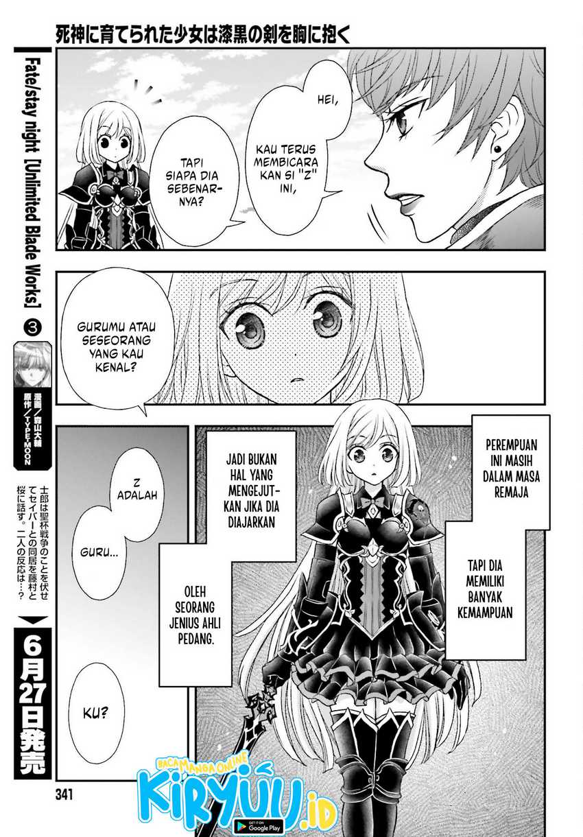 Shinigami ni Sodaterareta Shoujo wa Shikkoku no Tsurugi wo Mune ni Idaku Chapter 38 - halaman 14