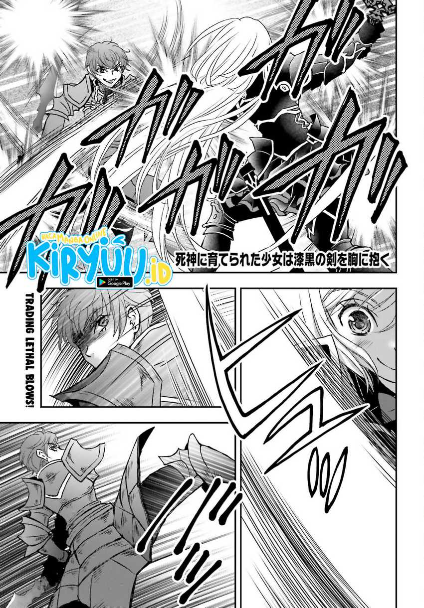Shinigami ni Sodaterareta Shoujo wa Shikkoku no Tsurugi wo Mune ni Idaku Chapter 38 - halaman 2