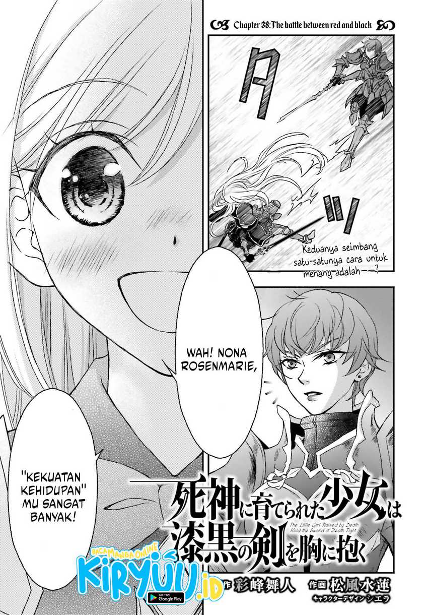 Shinigami ni Sodaterareta Shoujo wa Shikkoku no Tsurugi wo Mune ni Idaku Chapter 38 - halaman 4