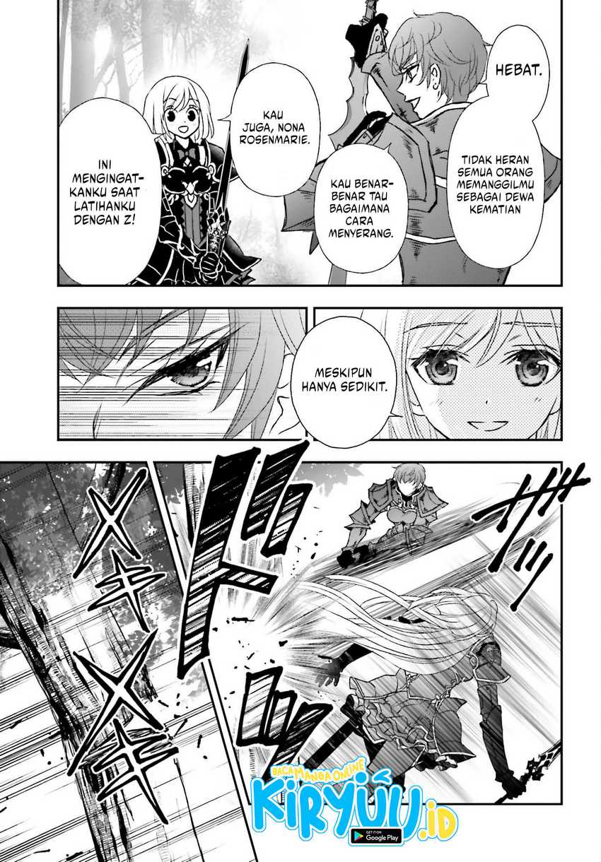 Shinigami ni Sodaterareta Shoujo wa Shikkoku no Tsurugi wo Mune ni Idaku Chapter 38 - halaman 8