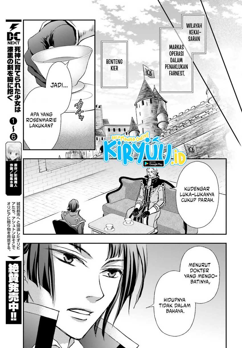 Shinigami ni Sodaterareta Shoujo wa Shikkoku no Tsurugi wo Mune ni Idaku Chapter 39 - halaman 12