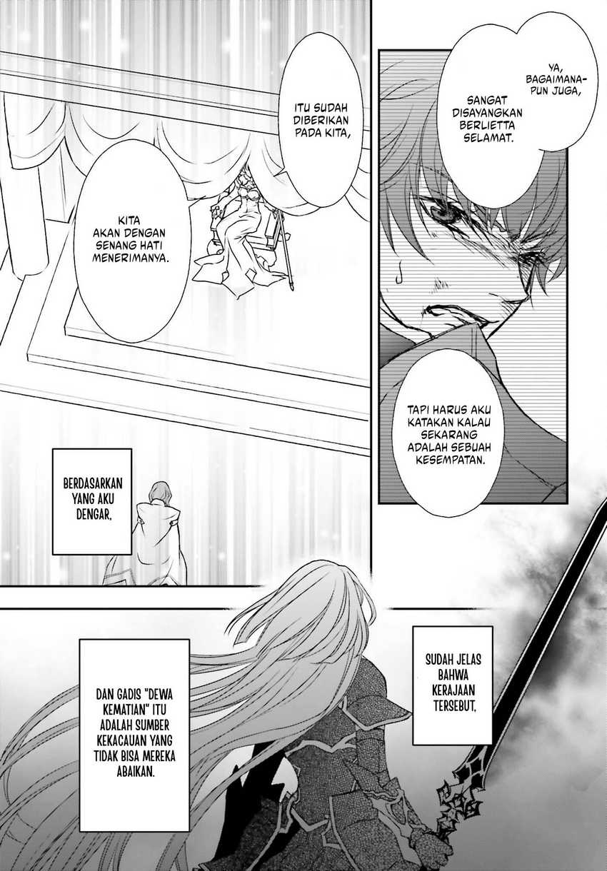 Shinigami ni Sodaterareta Shoujo wa Shikkoku no Tsurugi wo Mune ni Idaku Chapter 40 - halaman 8