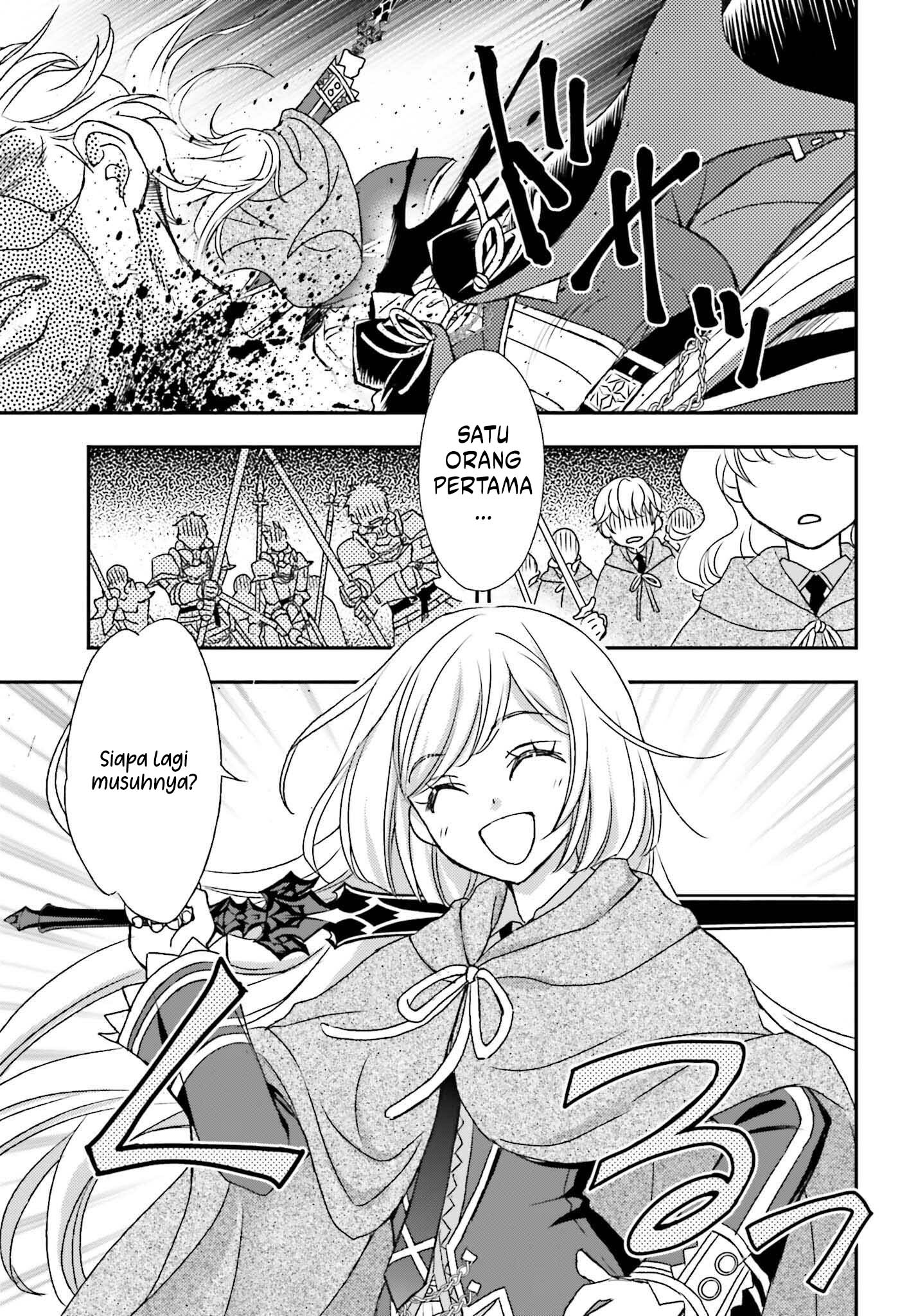 Shinigami ni Sodaterareta Shoujo wa Shikkoku no Tsurugi wo Mune ni Idaku Chapter 49 - halaman 25