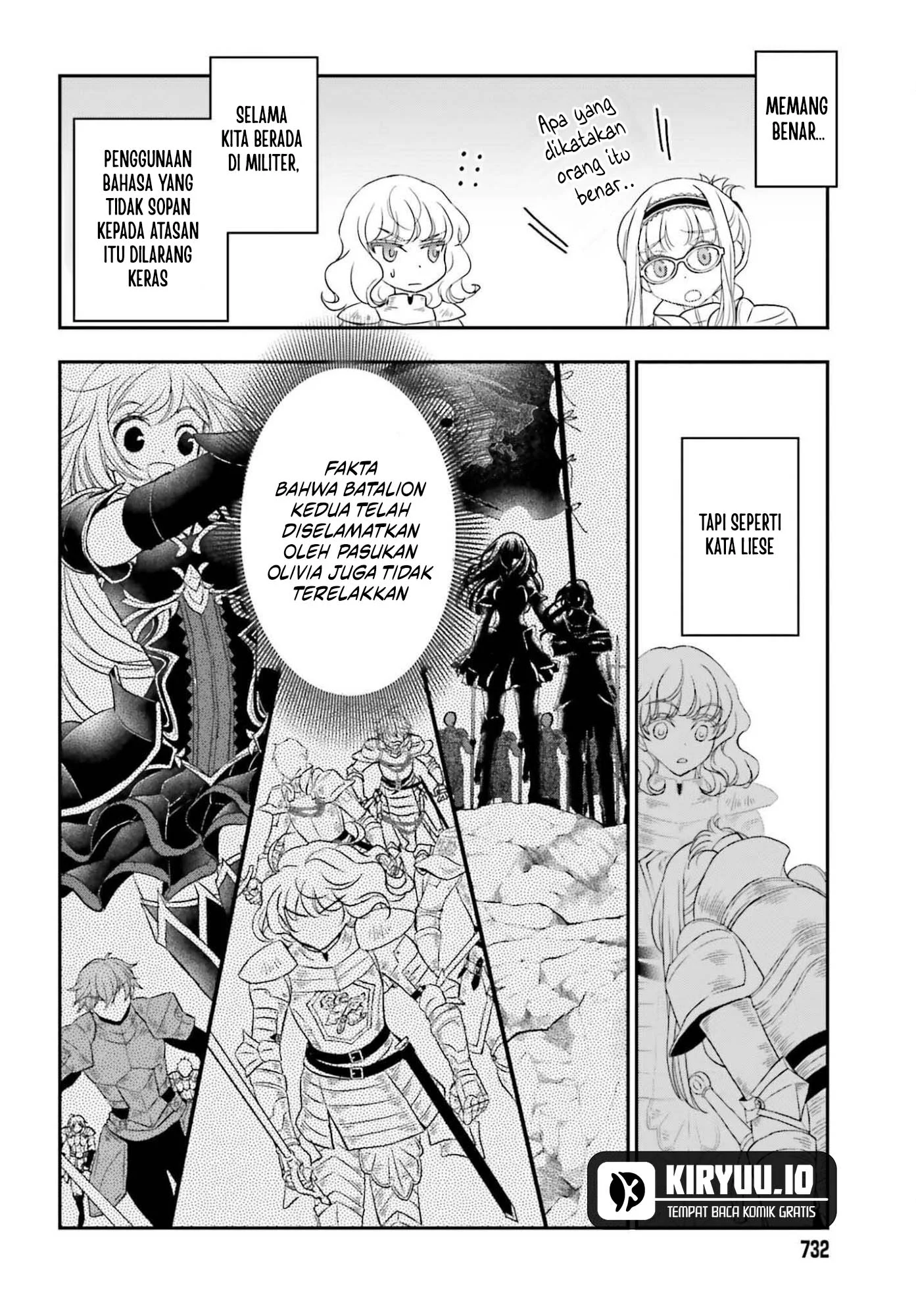 Shinigami ni Sodaterareta Shoujo wa Shikkoku no Tsurugi wo Mune ni Idaku Chapter 55 - halaman 15