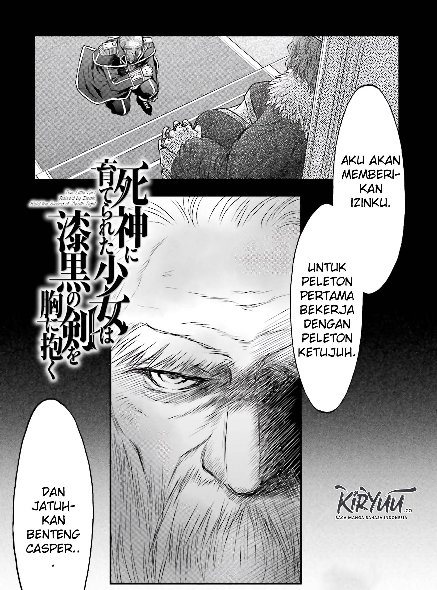 Shinigami ni Sodaterareta Shoujo wa Shikkoku no Tsurugi wo Mune ni Idaku Chapter 6 - halaman 2