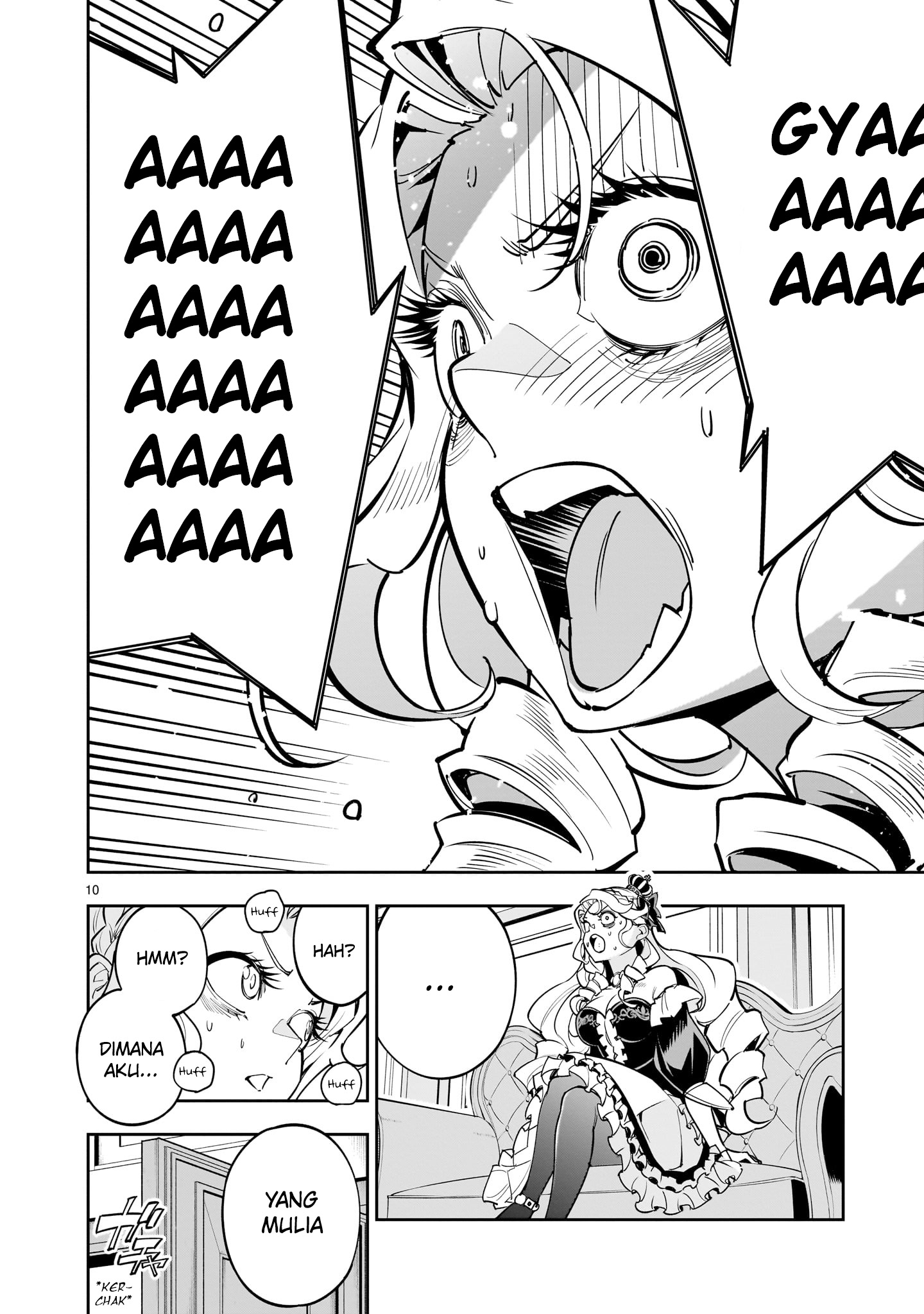Shinimodori Oujo wa Ikinobiru Tame ni Yuri Harem wo Tsukuru Koto ni Shita Chapter 1 - halaman 10