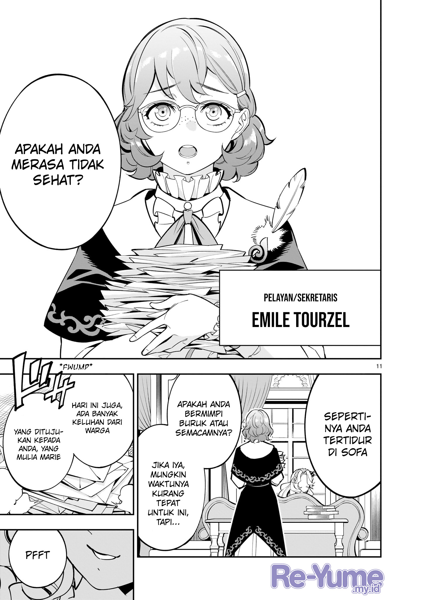 Shinimodori Oujo wa Ikinobiru Tame ni Yuri Harem wo Tsukuru Koto ni Shita Chapter 1 - halaman 11