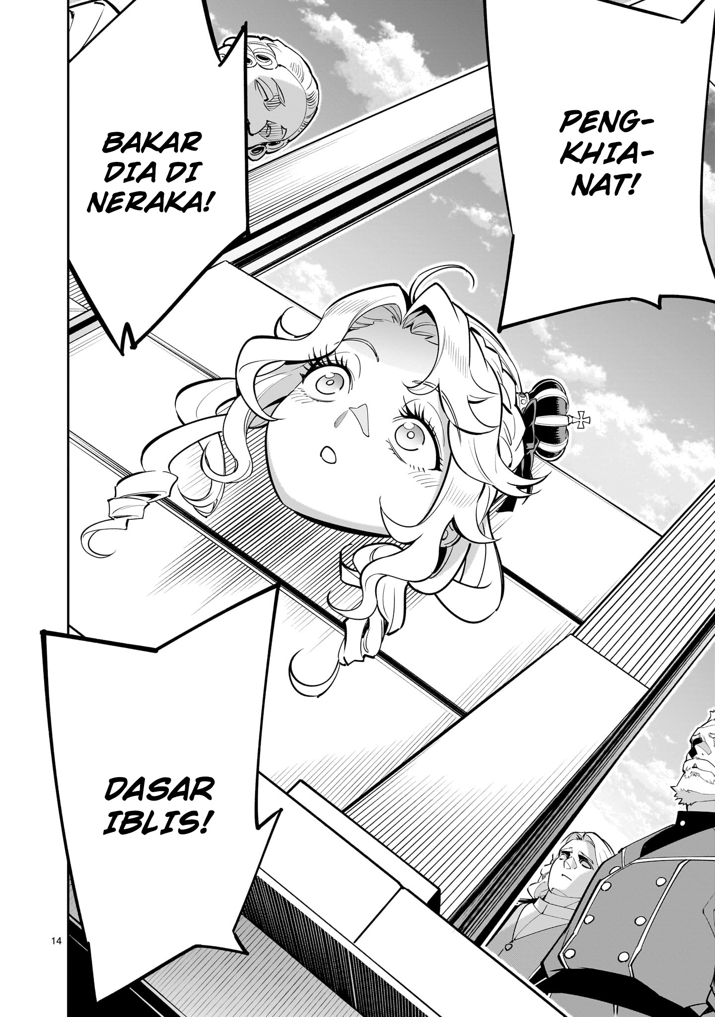 Shinimodori Oujo wa Ikinobiru Tame ni Yuri Harem wo Tsukuru Koto ni Shita Chapter 1 - halaman 14