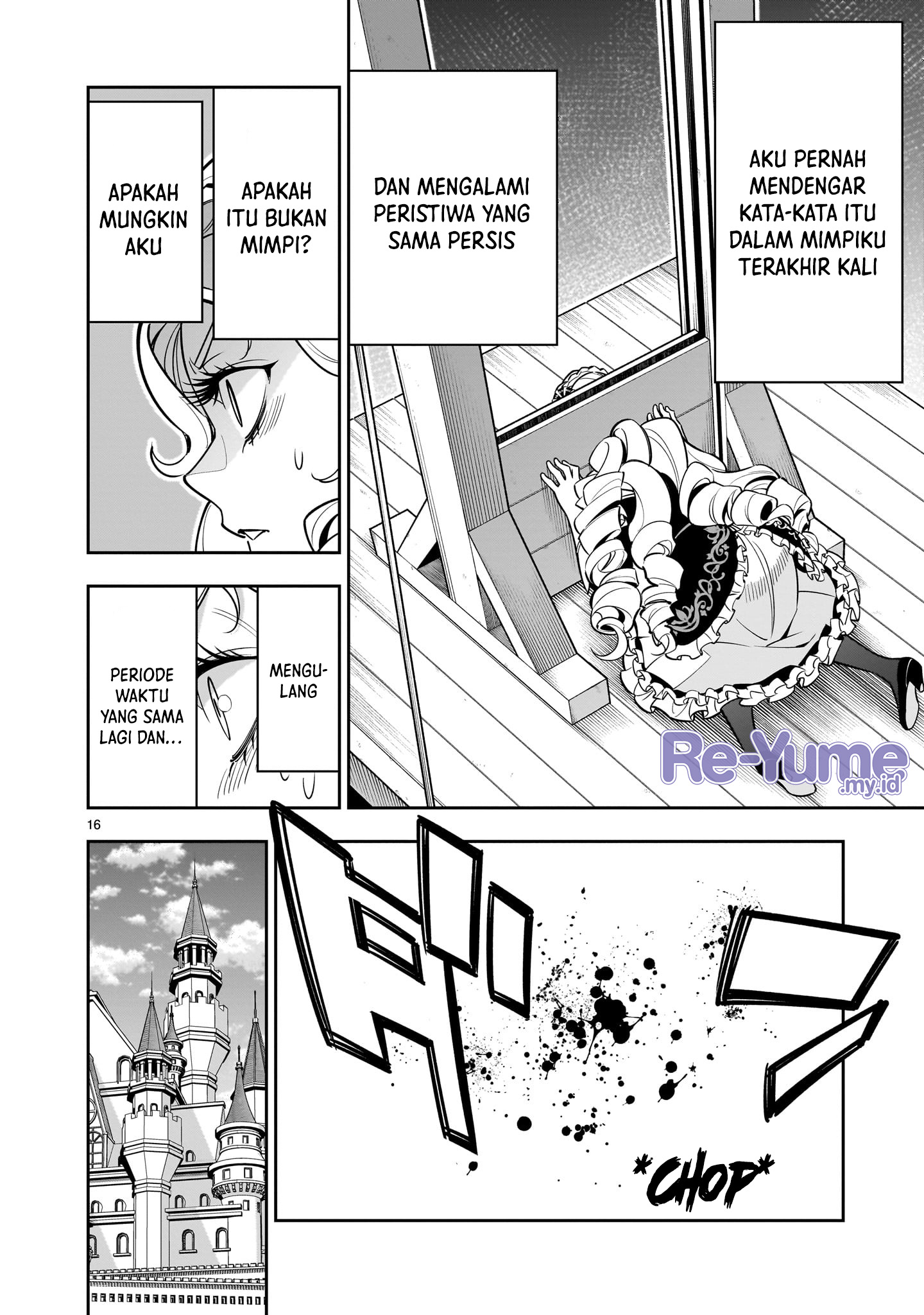 Shinimodori Oujo wa Ikinobiru Tame ni Yuri Harem wo Tsukuru Koto ni Shita Chapter 1 - halaman 16