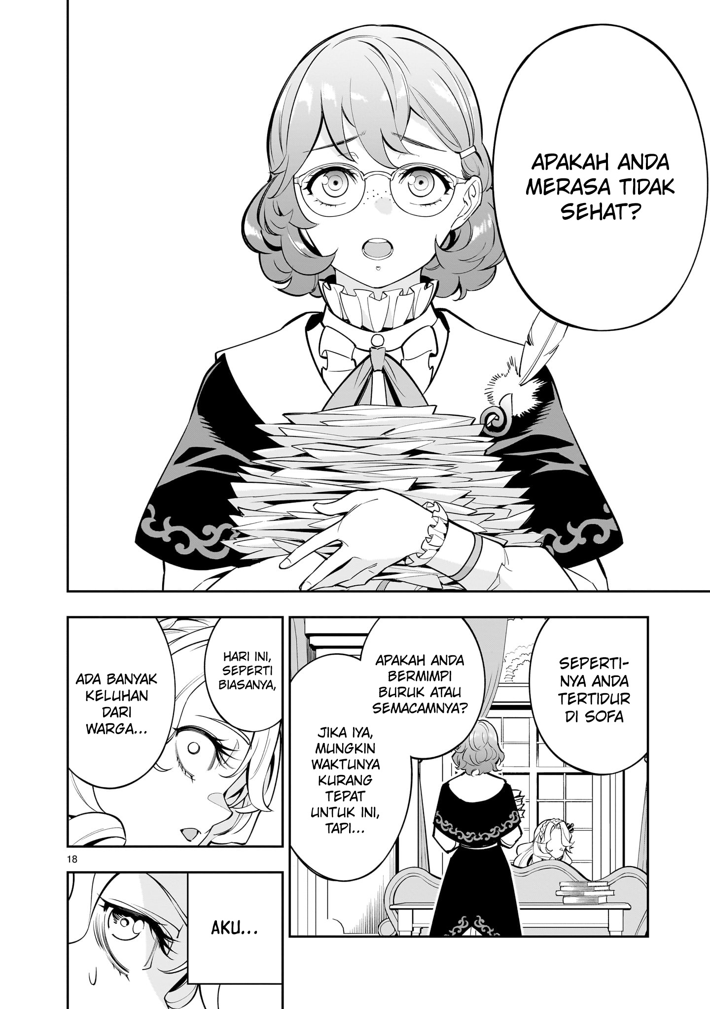 Shinimodori Oujo wa Ikinobiru Tame ni Yuri Harem wo Tsukuru Koto ni Shita Chapter 1 - halaman 18