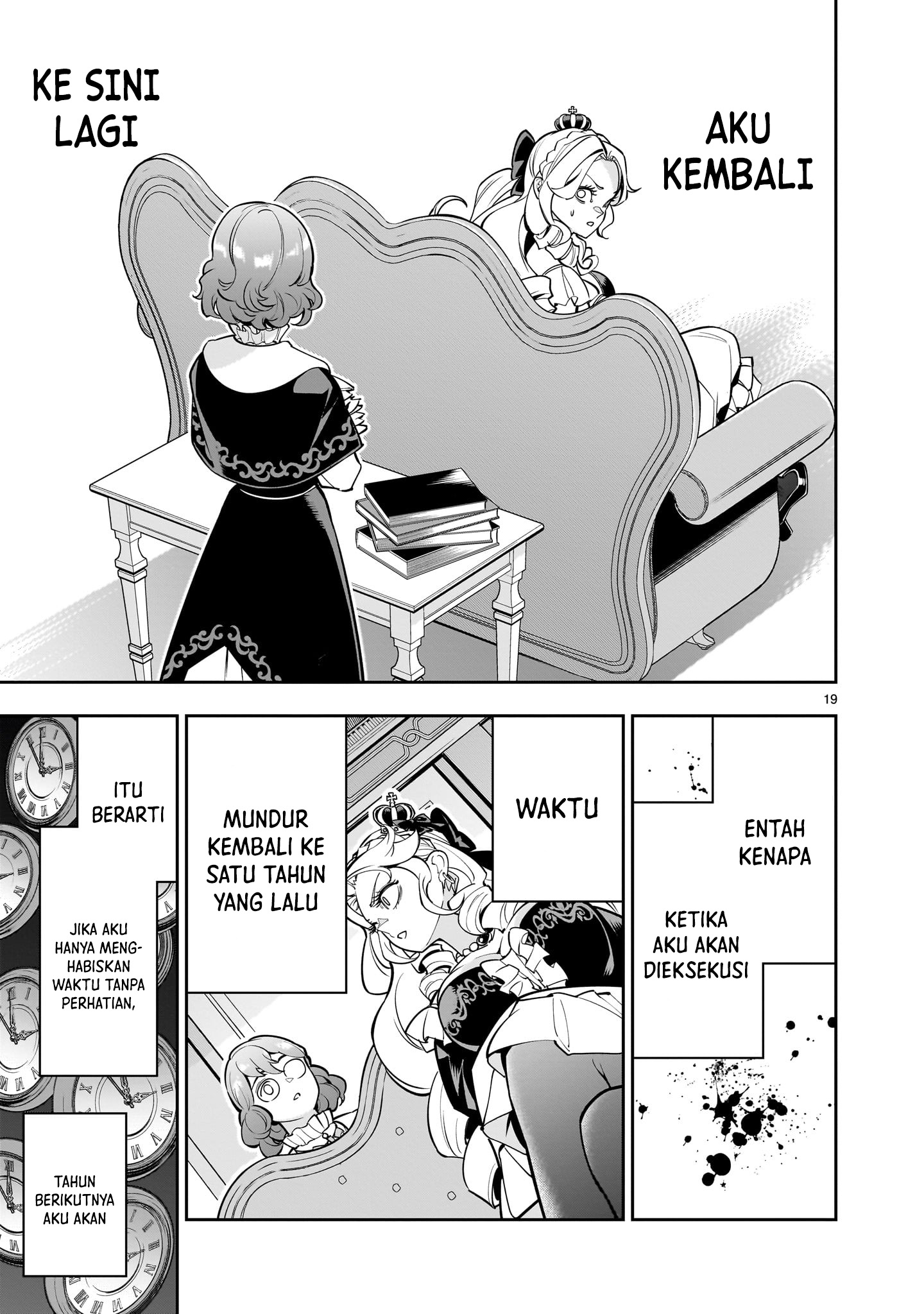 Shinimodori Oujo wa Ikinobiru Tame ni Yuri Harem wo Tsukuru Koto ni Shita Chapter 1 - halaman 19