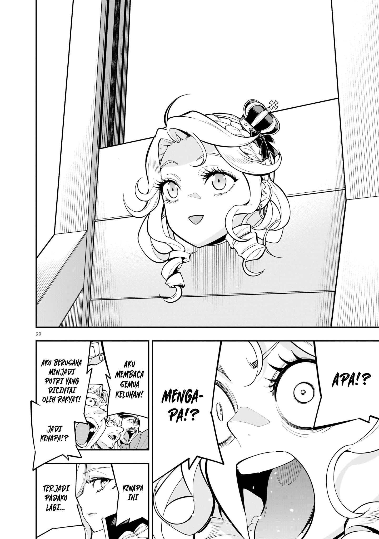 Shinimodori Oujo wa Ikinobiru Tame ni Yuri Harem wo Tsukuru Koto ni Shita Chapter 1 - halaman 22