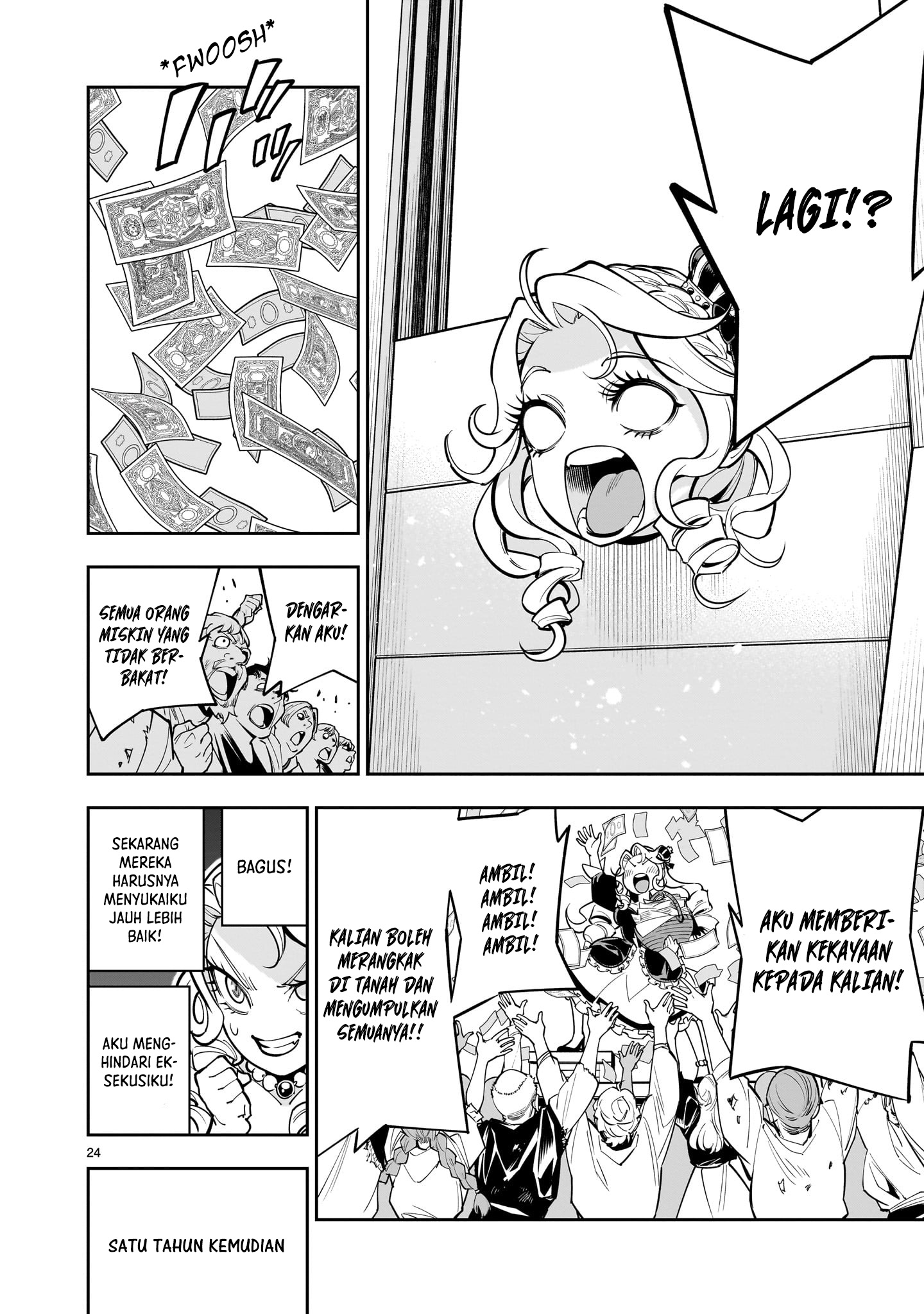 Shinimodori Oujo wa Ikinobiru Tame ni Yuri Harem wo Tsukuru Koto ni Shita Chapter 1 - halaman 24