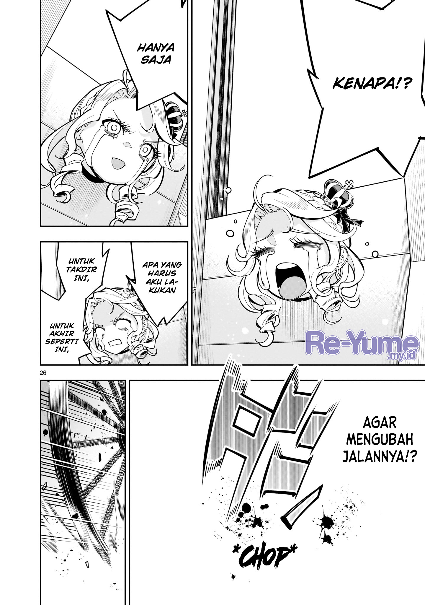 Shinimodori Oujo wa Ikinobiru Tame ni Yuri Harem wo Tsukuru Koto ni Shita Chapter 1 - halaman 26