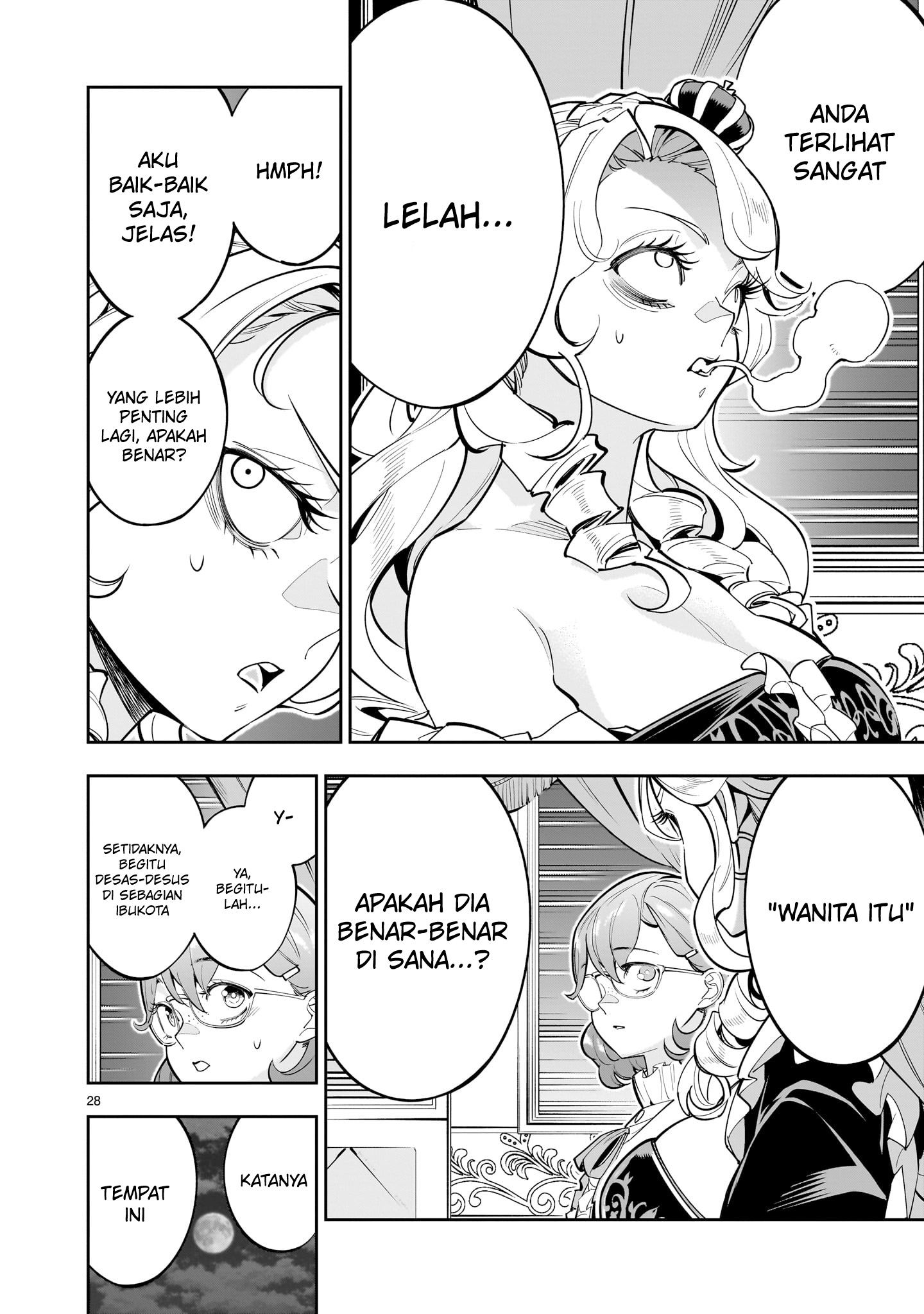 Shinimodori Oujo wa Ikinobiru Tame ni Yuri Harem wo Tsukuru Koto ni Shita Chapter 1 - halaman 28