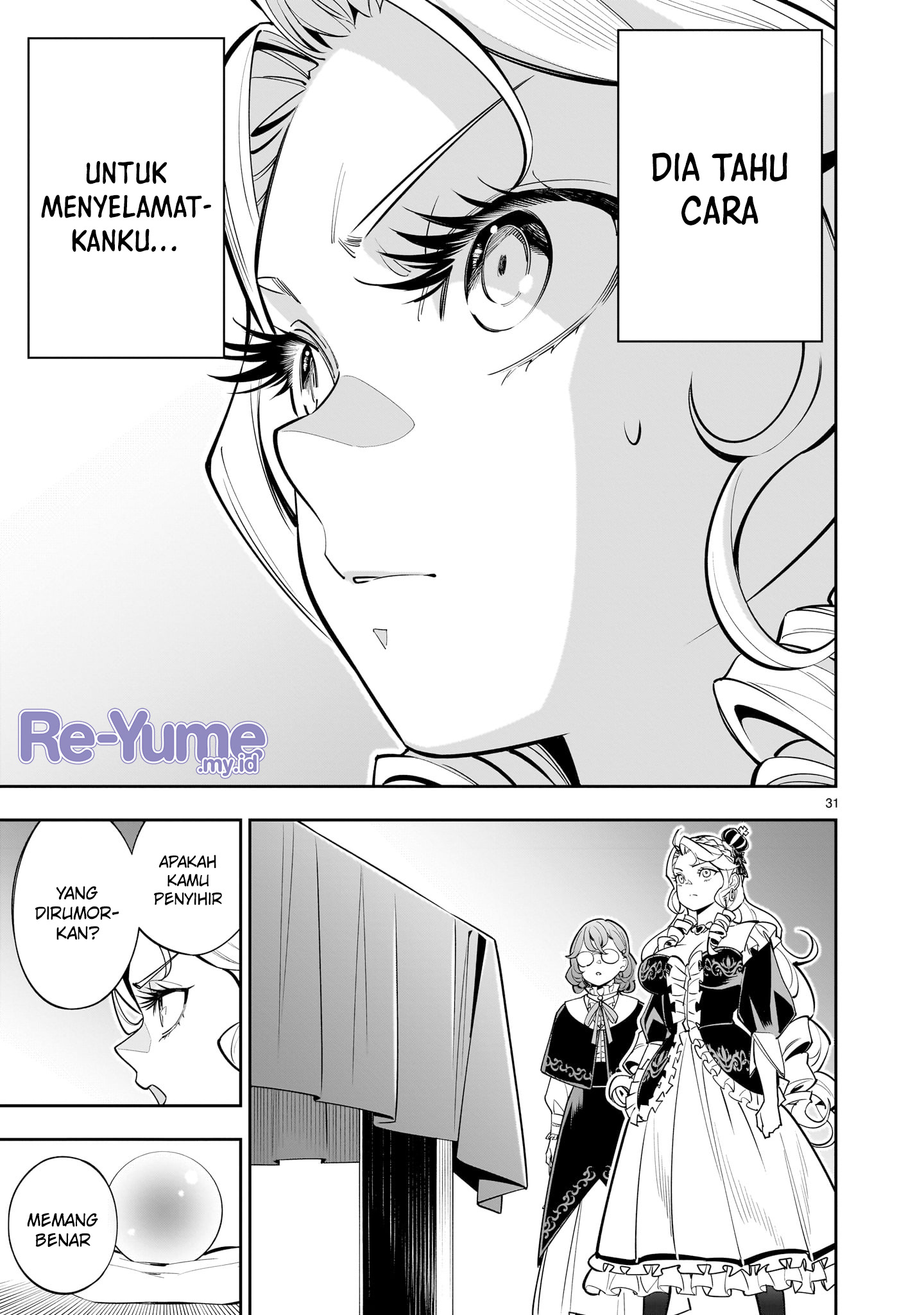 Shinimodori Oujo wa Ikinobiru Tame ni Yuri Harem wo Tsukuru Koto ni Shita Chapter 1 - halaman 31