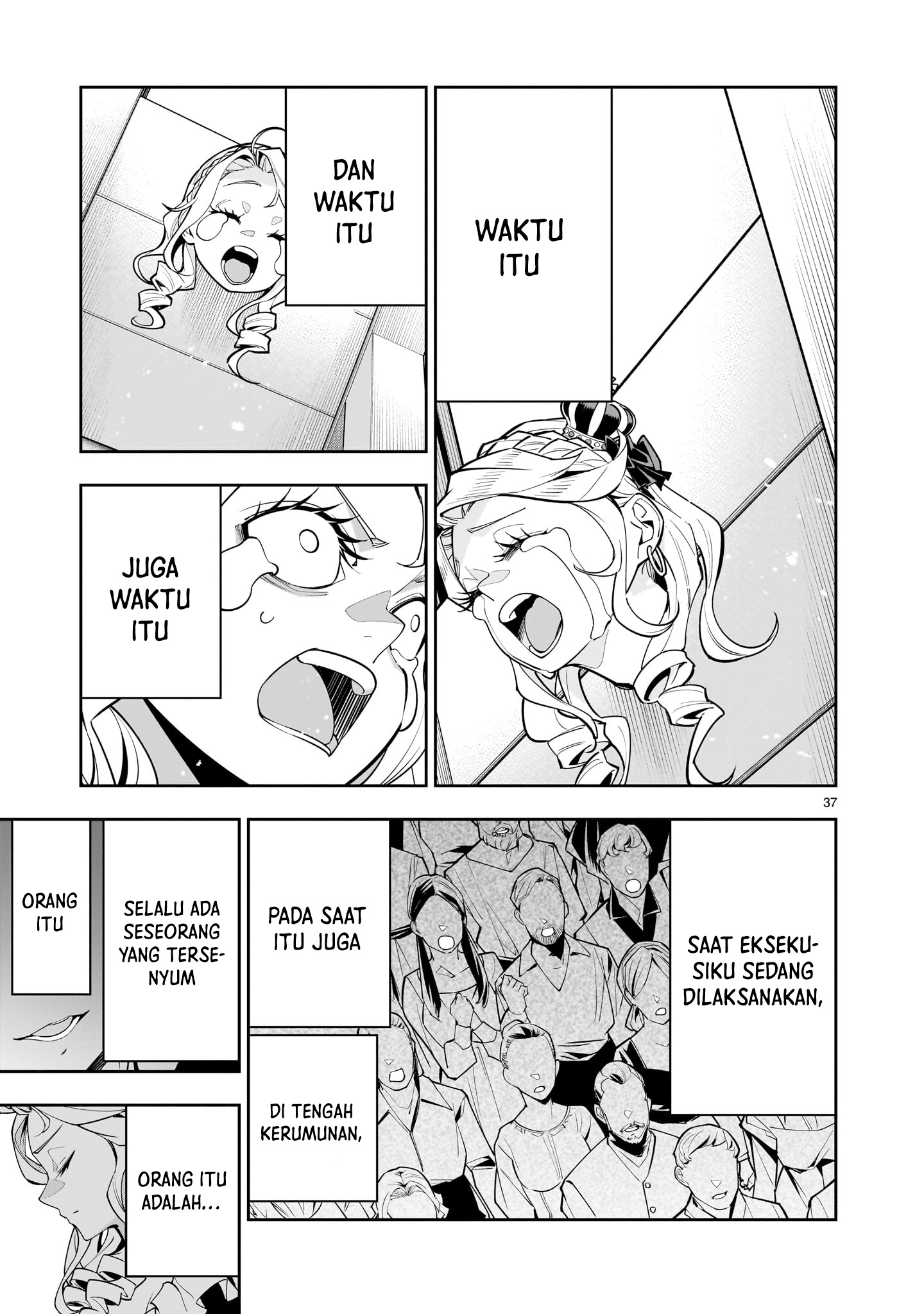 Shinimodori Oujo wa Ikinobiru Tame ni Yuri Harem wo Tsukuru Koto ni Shita Chapter 1 - halaman 37