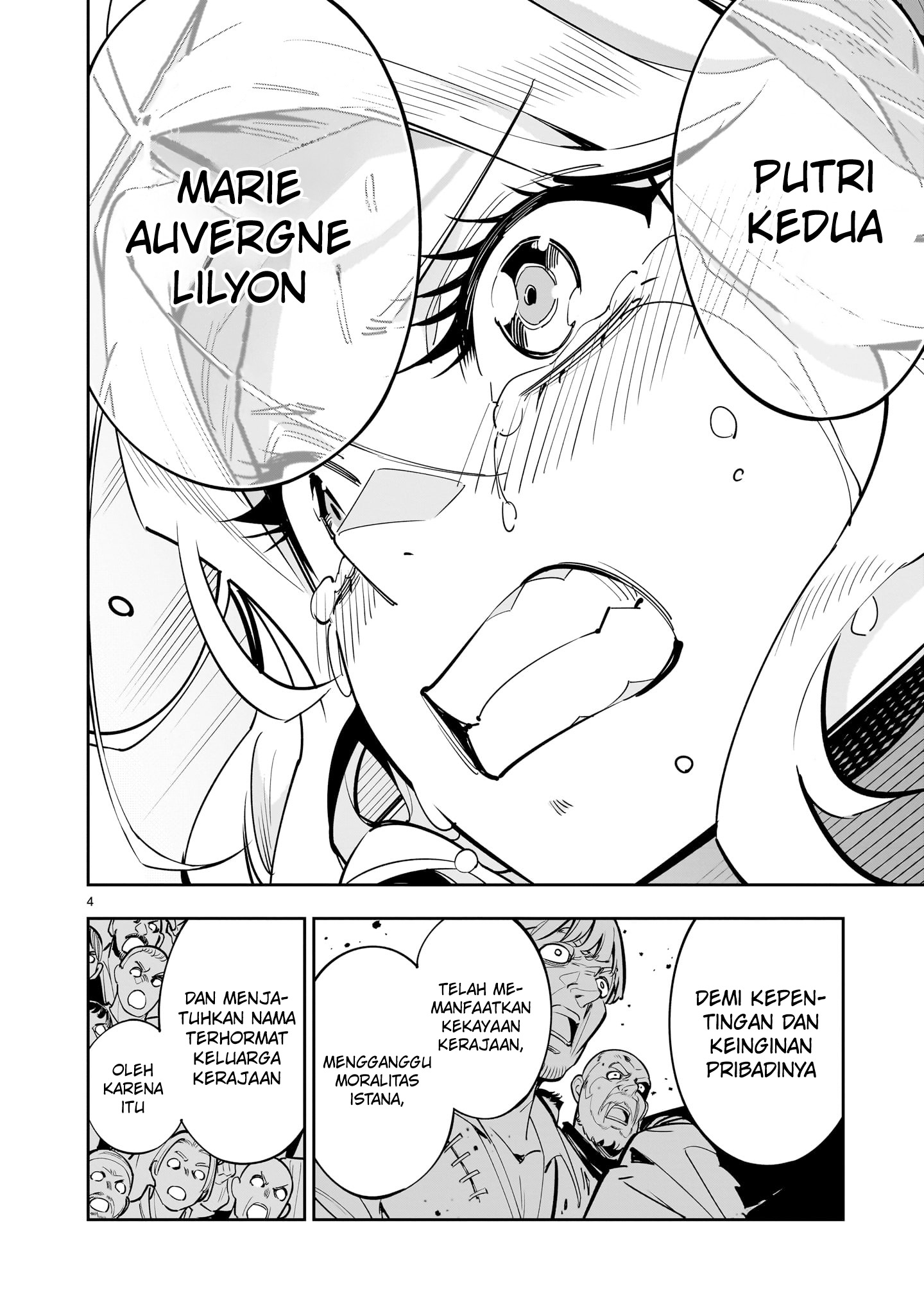 Shinimodori Oujo wa Ikinobiru Tame ni Yuri Harem wo Tsukuru Koto ni Shita Chapter 1 - halaman 4