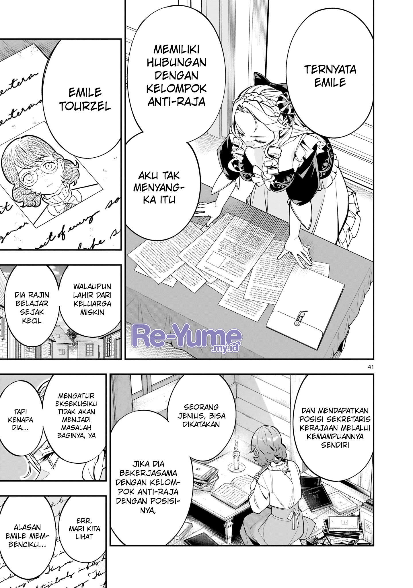 Shinimodori Oujo wa Ikinobiru Tame ni Yuri Harem wo Tsukuru Koto ni Shita Chapter 1 - halaman 41