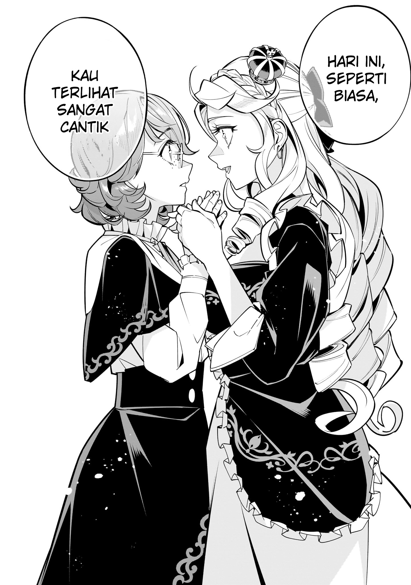 Shinimodori Oujo wa Ikinobiru Tame ni Yuri Harem wo Tsukuru Koto ni Shita Chapter 1 - halaman 44