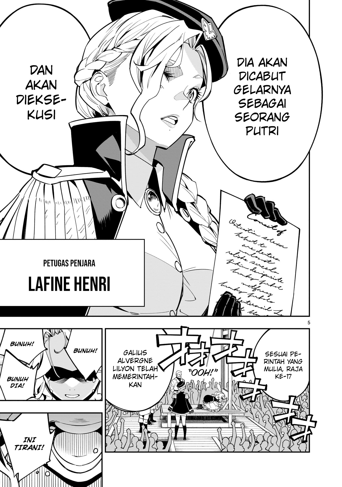 Shinimodori Oujo wa Ikinobiru Tame ni Yuri Harem wo Tsukuru Koto ni Shita Chapter 1 - halaman 5