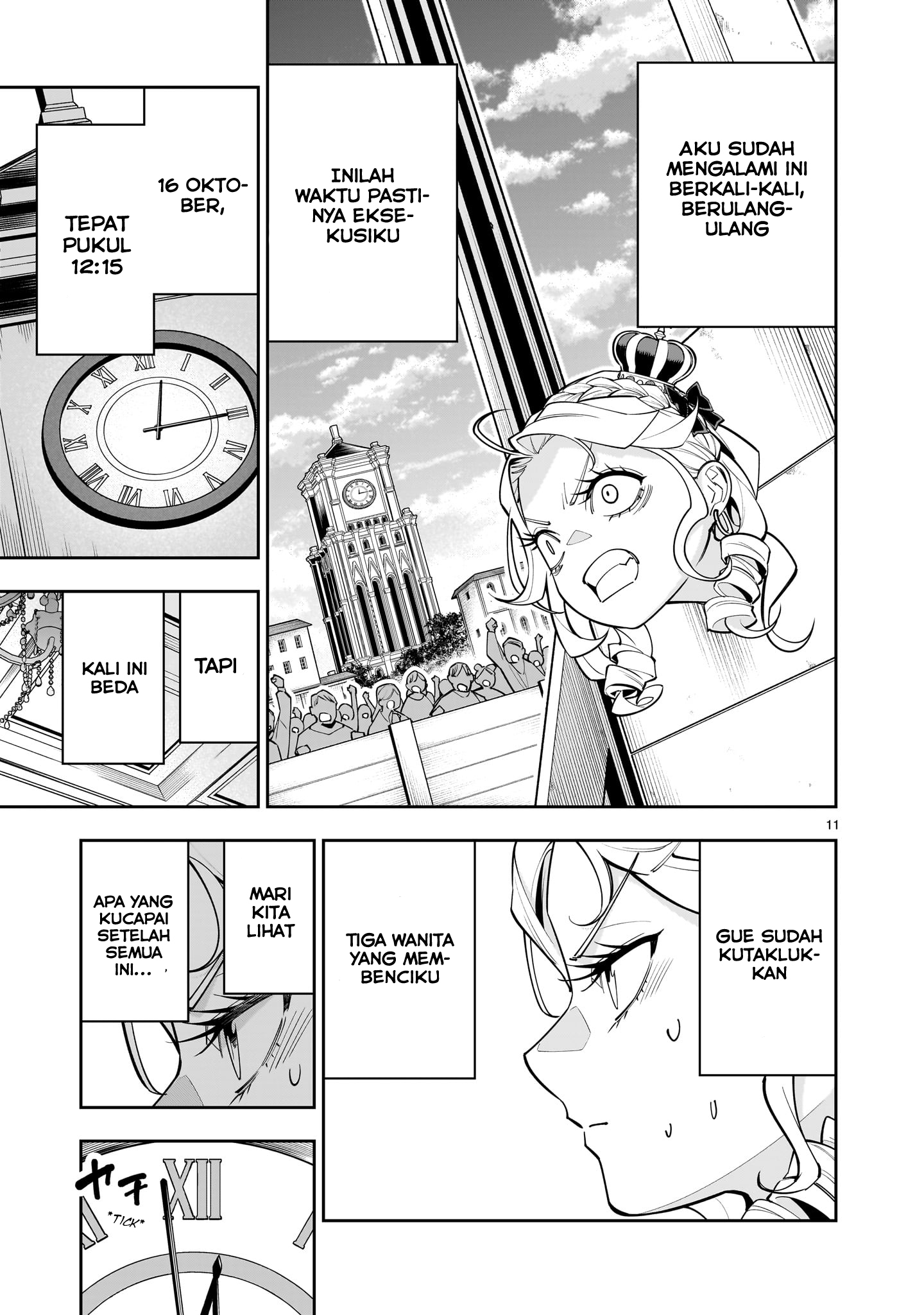 Shinimodori Oujo wa Ikinobiru Tame ni Yuri Harem wo Tsukuru Koto ni Shita Chapter 2 - halaman 14