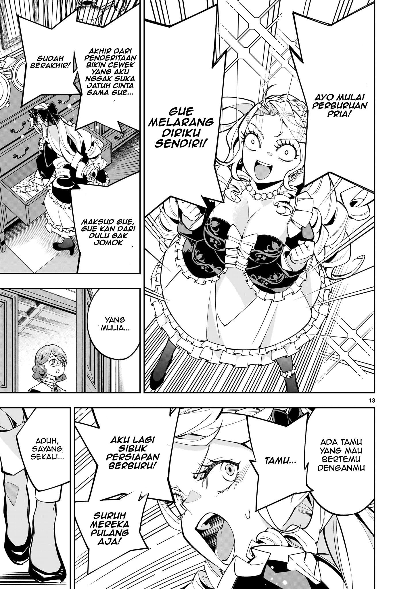 Shinimodori Oujo wa Ikinobiru Tame ni Yuri Harem wo Tsukuru Koto ni Shita Chapter 2 - halaman 16