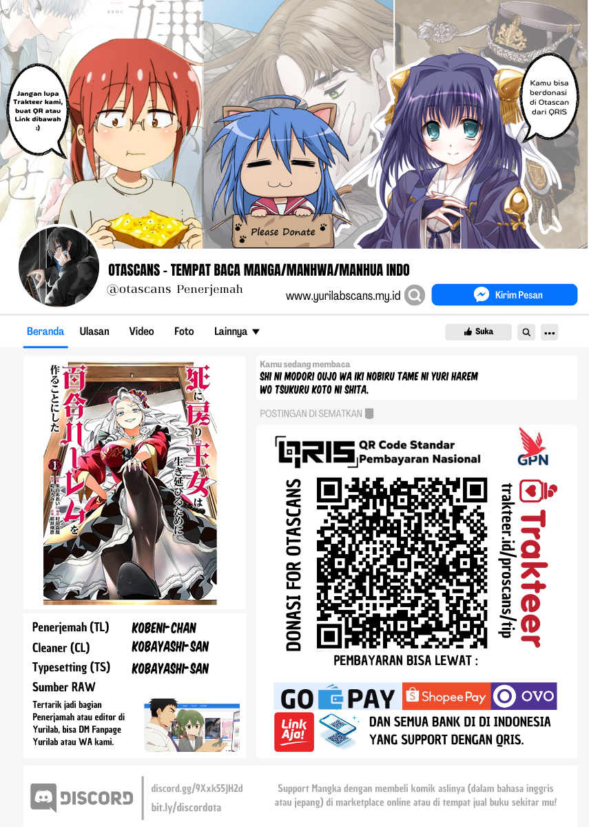 Shinimodori Oujo wa Ikinobiru Tame ni Yuri Harem wo Tsukuru Koto ni Shita Chapter 2 - halaman 2