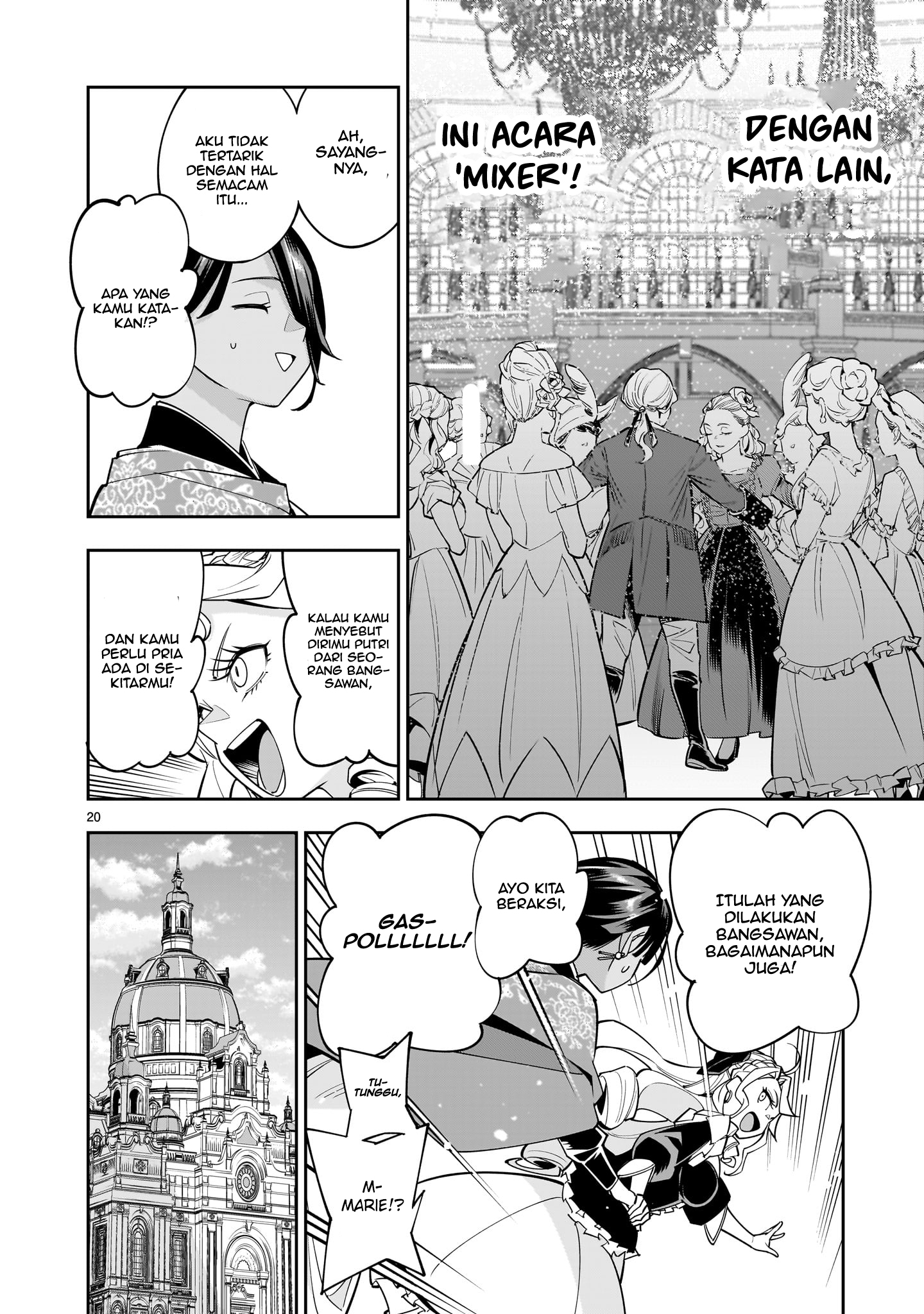 Shinimodori Oujo wa Ikinobiru Tame ni Yuri Harem wo Tsukuru Koto ni Shita Chapter 2 - halaman 23