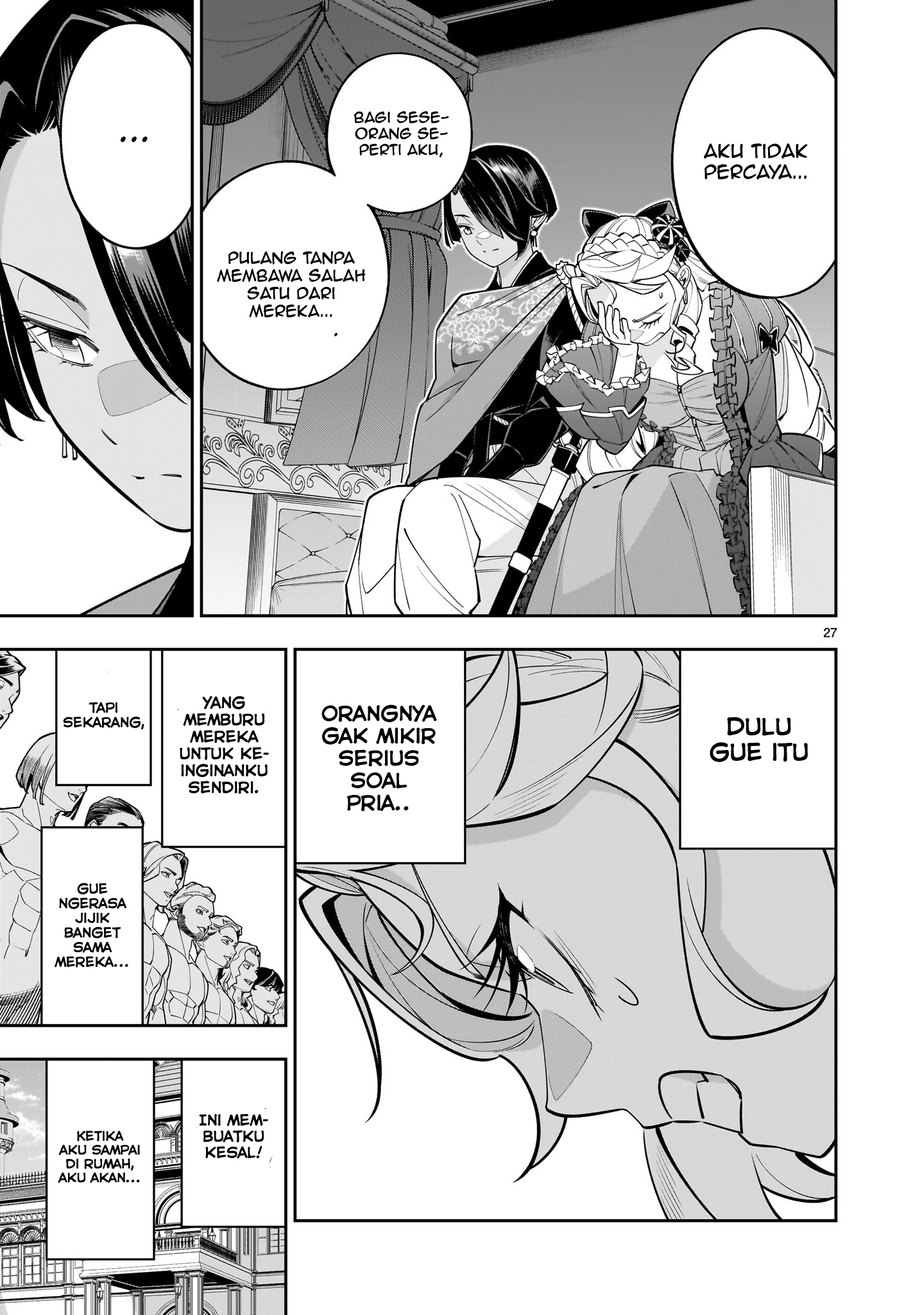Shinimodori Oujo wa Ikinobiru Tame ni Yuri Harem wo Tsukuru Koto ni Shita Chapter 2 - halaman 30