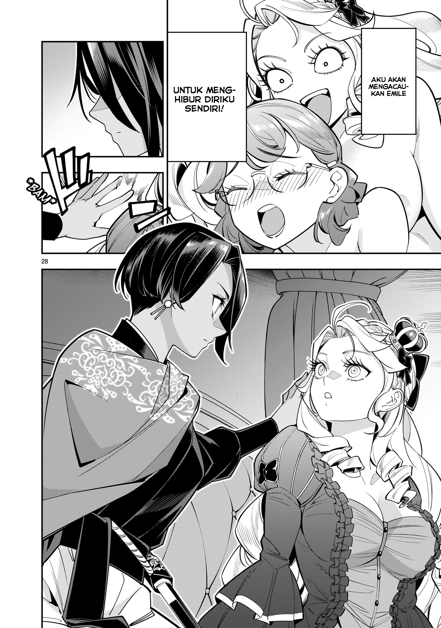 Shinimodori Oujo wa Ikinobiru Tame ni Yuri Harem wo Tsukuru Koto ni Shita Chapter 2 - halaman 31