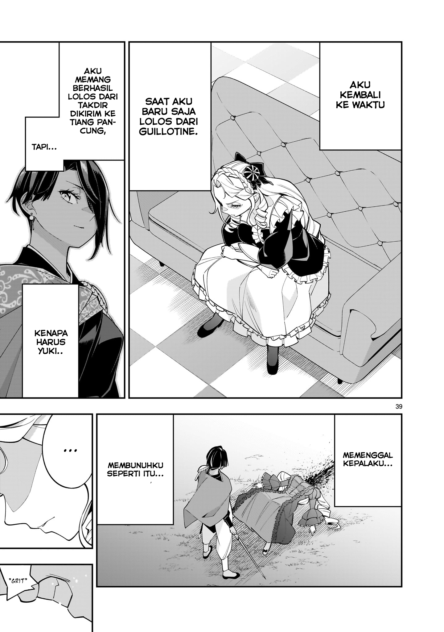 Shinimodori Oujo wa Ikinobiru Tame ni Yuri Harem wo Tsukuru Koto ni Shita Chapter 2 - halaman 41