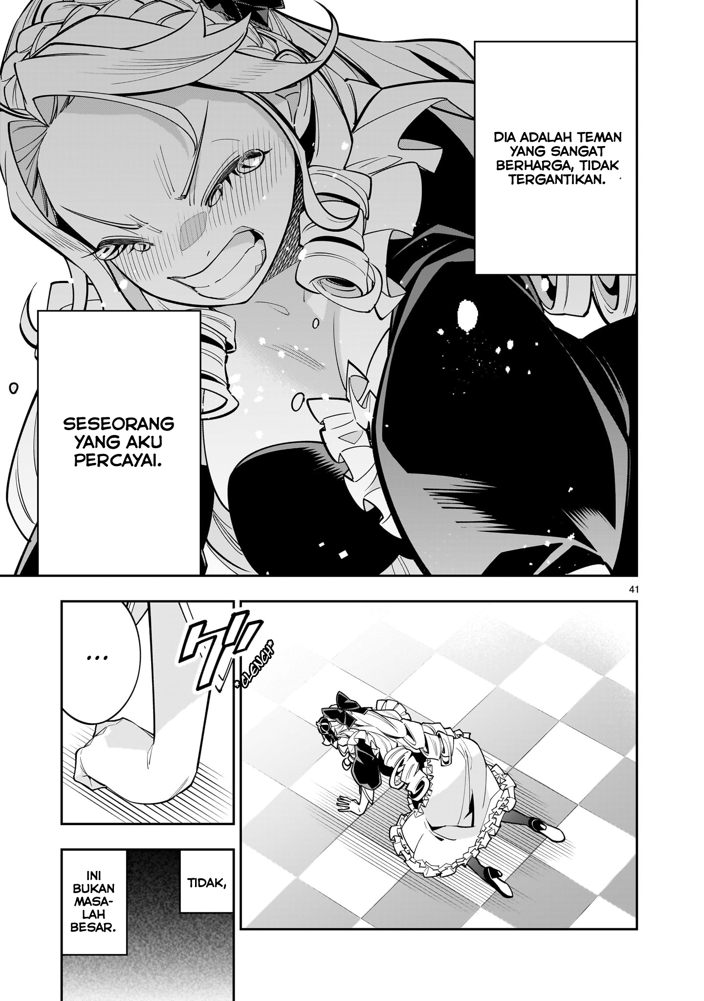 Shinimodori Oujo wa Ikinobiru Tame ni Yuri Harem wo Tsukuru Koto ni Shita Chapter 2 - halaman 43