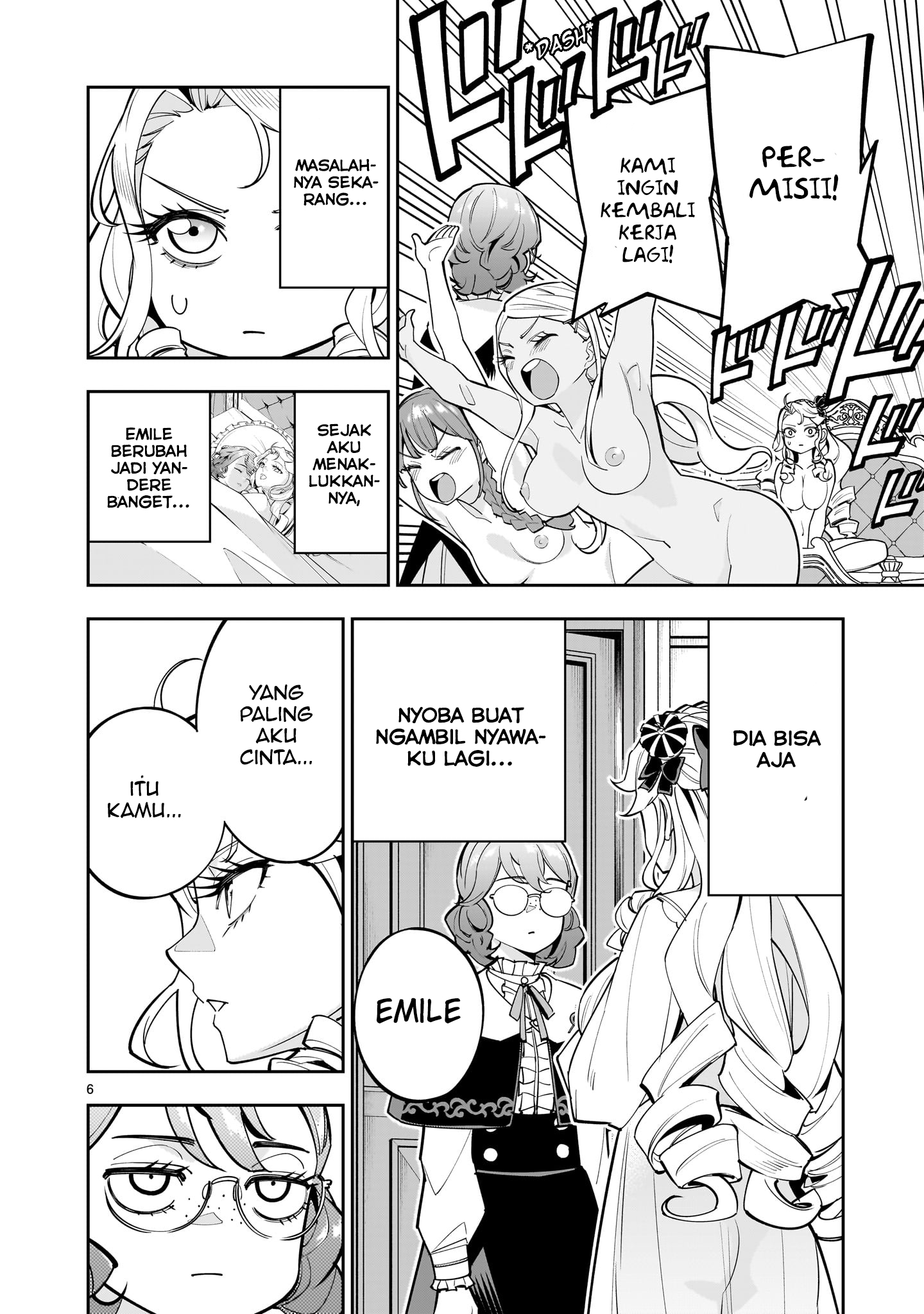 Shinimodori Oujo wa Ikinobiru Tame ni Yuri Harem wo Tsukuru Koto ni Shita Chapter 2 - halaman 9