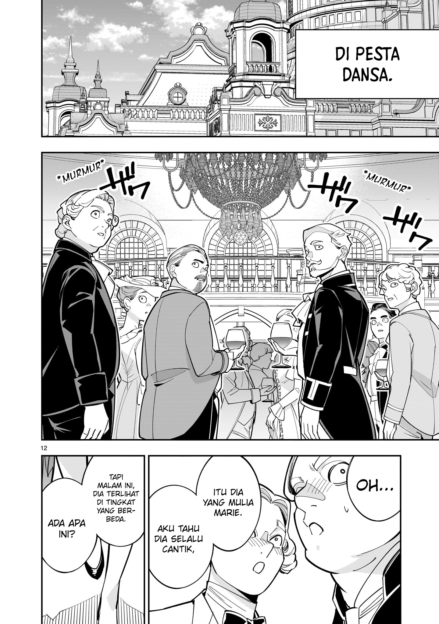 Shinimodori Oujo wa Ikinobiru Tame ni Yuri Harem wo Tsukuru Koto ni Shita Chapter 3 - halaman 12