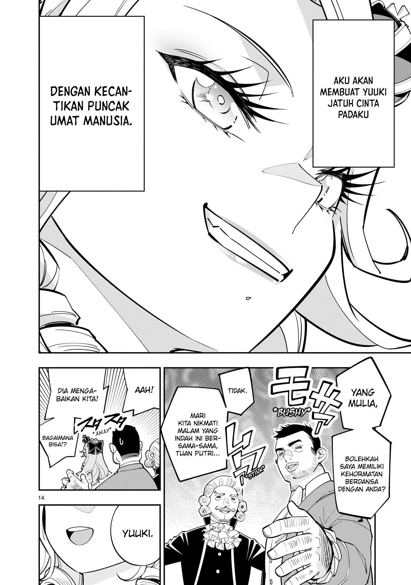 Shinimodori Oujo wa Ikinobiru Tame ni Yuri Harem wo Tsukuru Koto ni Shita Chapter 3 - halaman 14