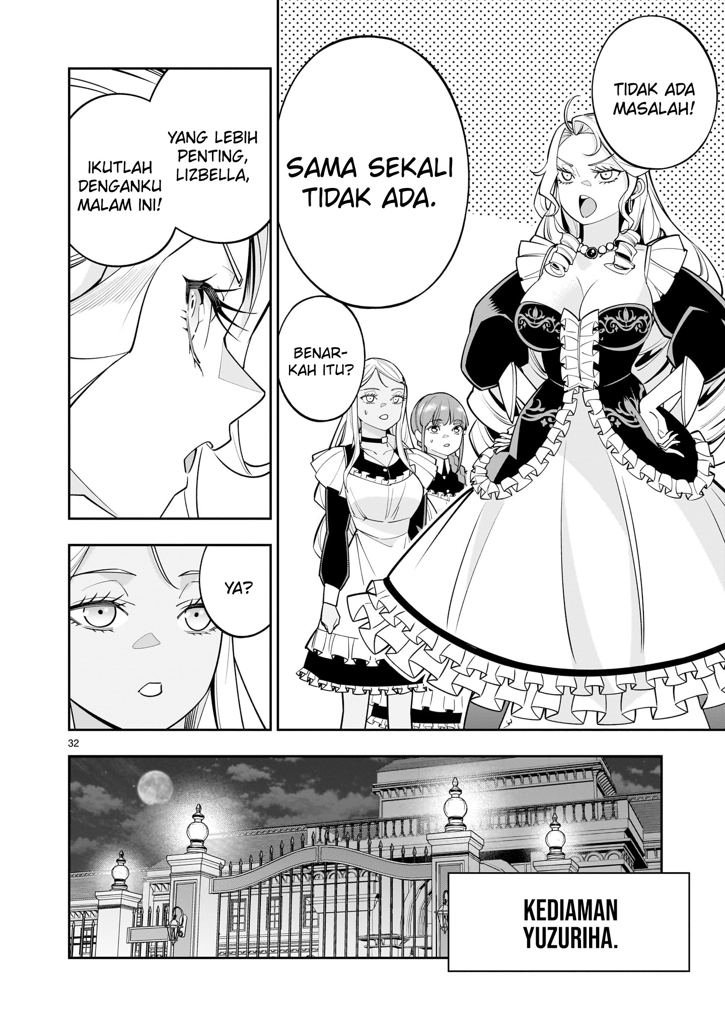 Shinimodori Oujo wa Ikinobiru Tame ni Yuri Harem wo Tsukuru Koto ni Shita Chapter 3 - halaman 32