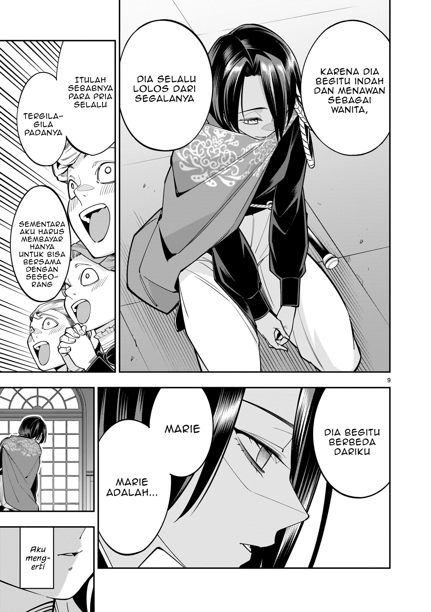 Shinimodori Oujo wa Ikinobiru Tame ni Yuri Harem wo Tsukuru Koto ni Shita Chapter 4 - halaman 10