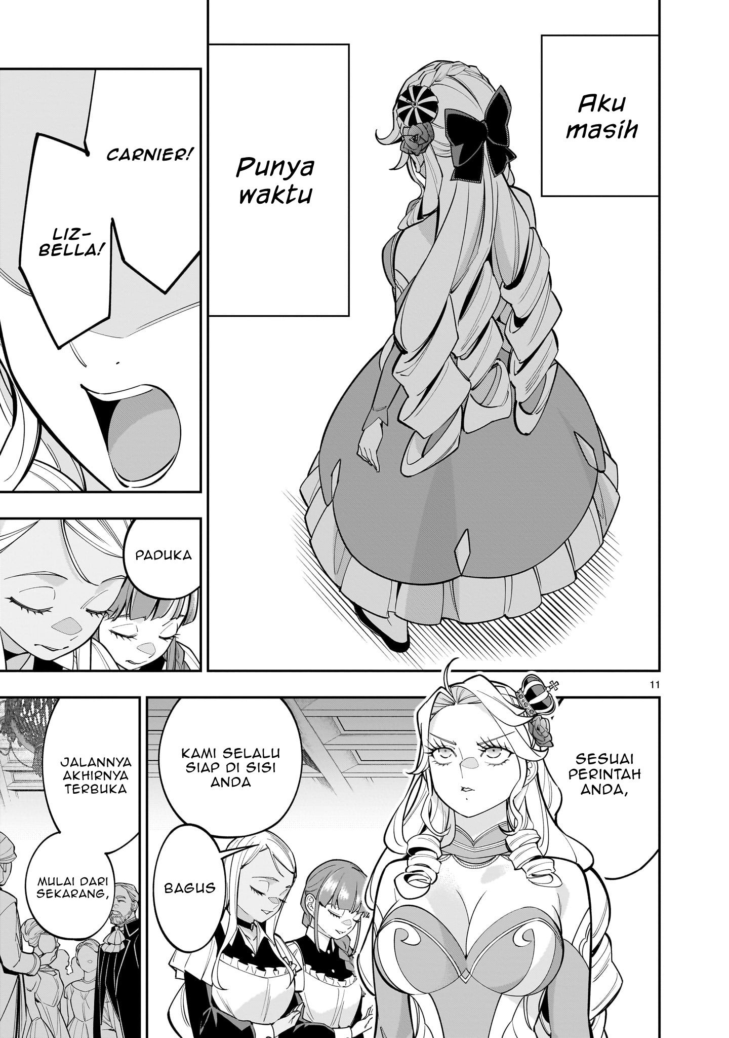 Shinimodori Oujo wa Ikinobiru Tame ni Yuri Harem wo Tsukuru Koto ni Shita Chapter 4 - halaman 12