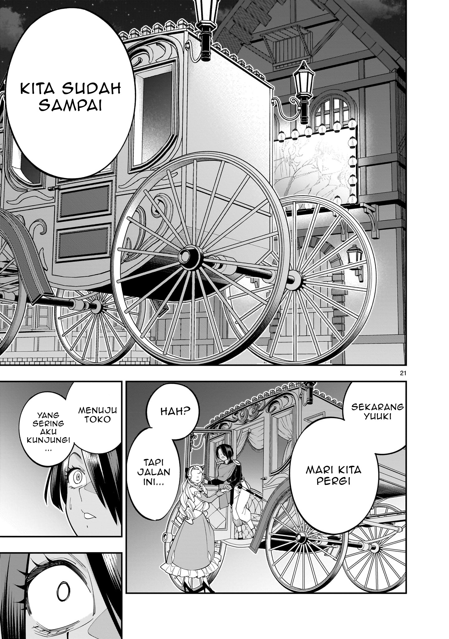Shinimodori Oujo wa Ikinobiru Tame ni Yuri Harem wo Tsukuru Koto ni Shita Chapter 4 - halaman 22