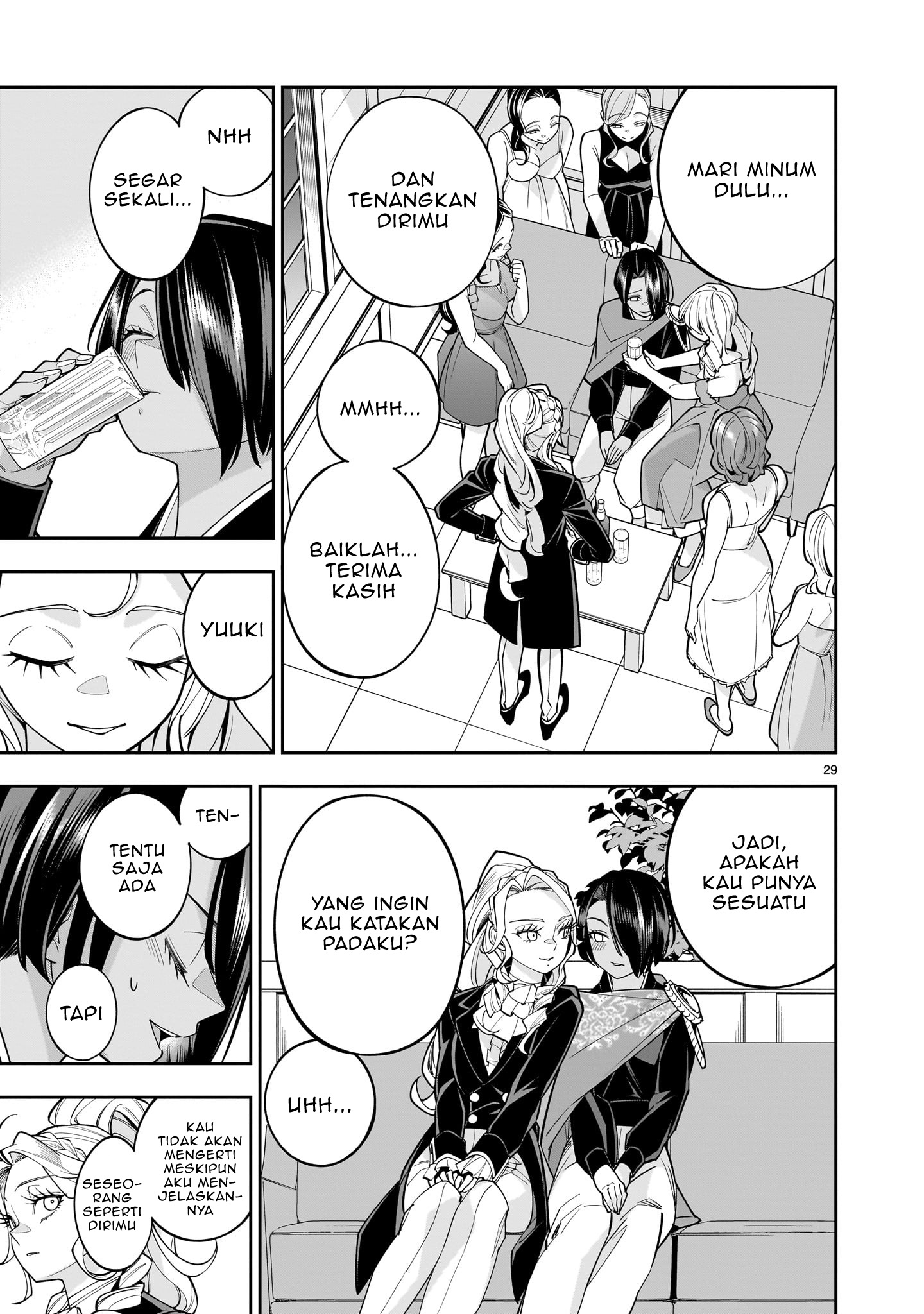 Shinimodori Oujo wa Ikinobiru Tame ni Yuri Harem wo Tsukuru Koto ni Shita Chapter 4 - halaman 30