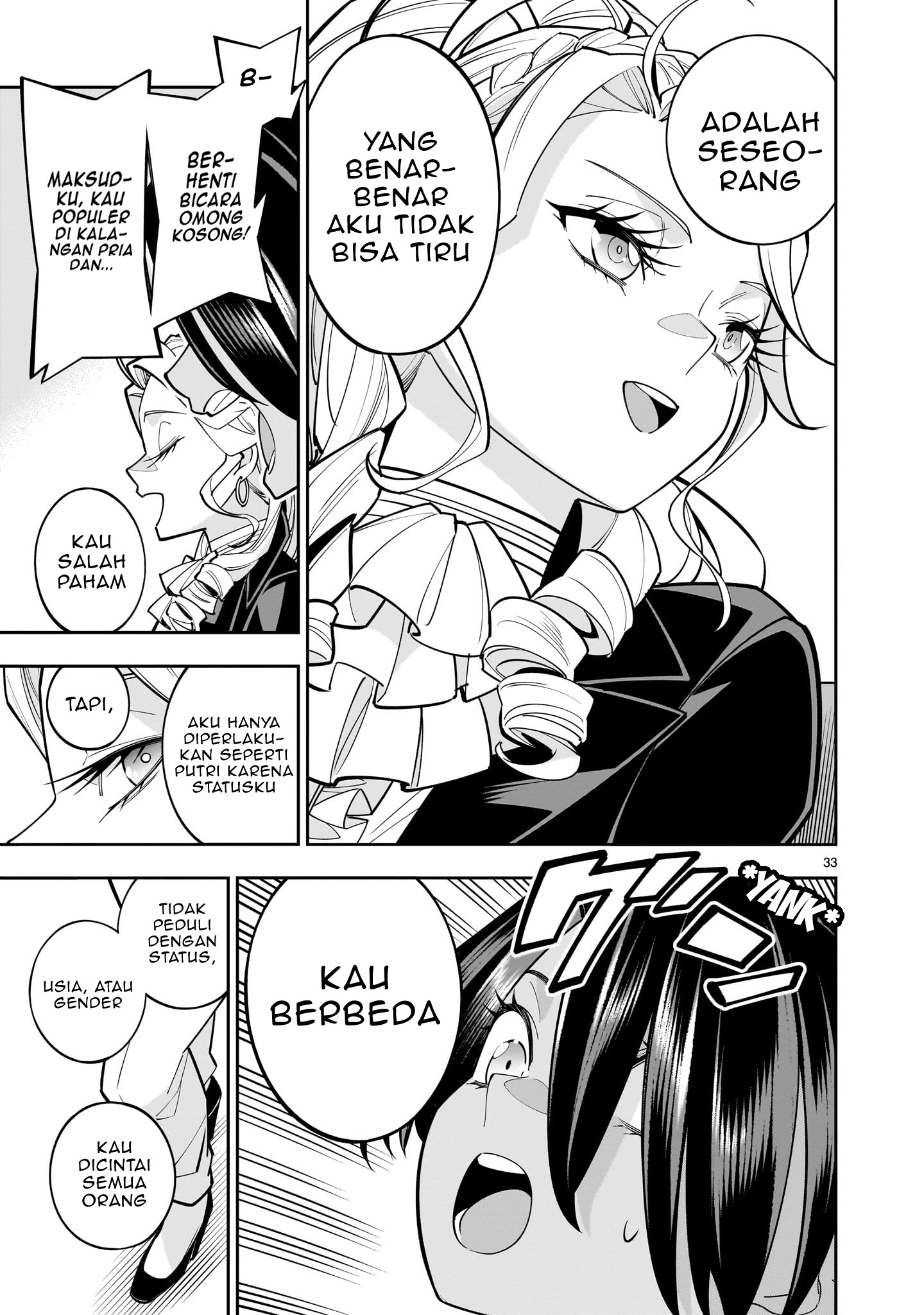 Shinimodori Oujo wa Ikinobiru Tame ni Yuri Harem wo Tsukuru Koto ni Shita Chapter 4 - halaman 34