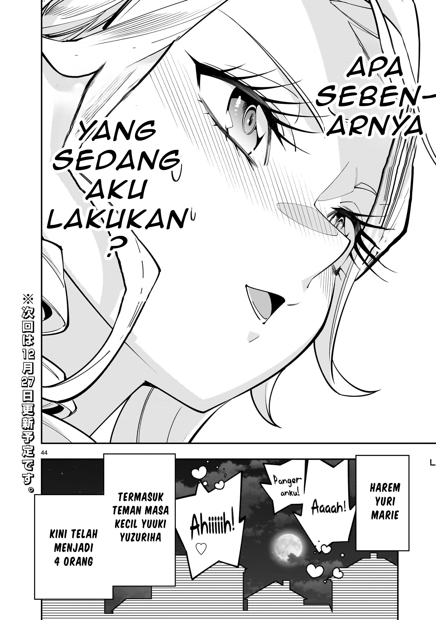 Shinimodori Oujo wa Ikinobiru Tame ni Yuri Harem wo Tsukuru Koto ni Shita Chapter 4 - halaman 43
